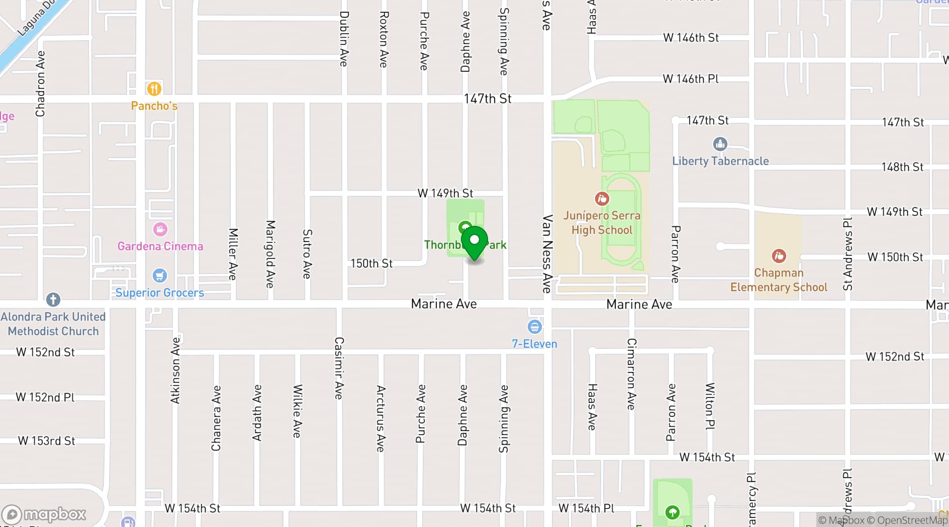 Map showing J and D Events