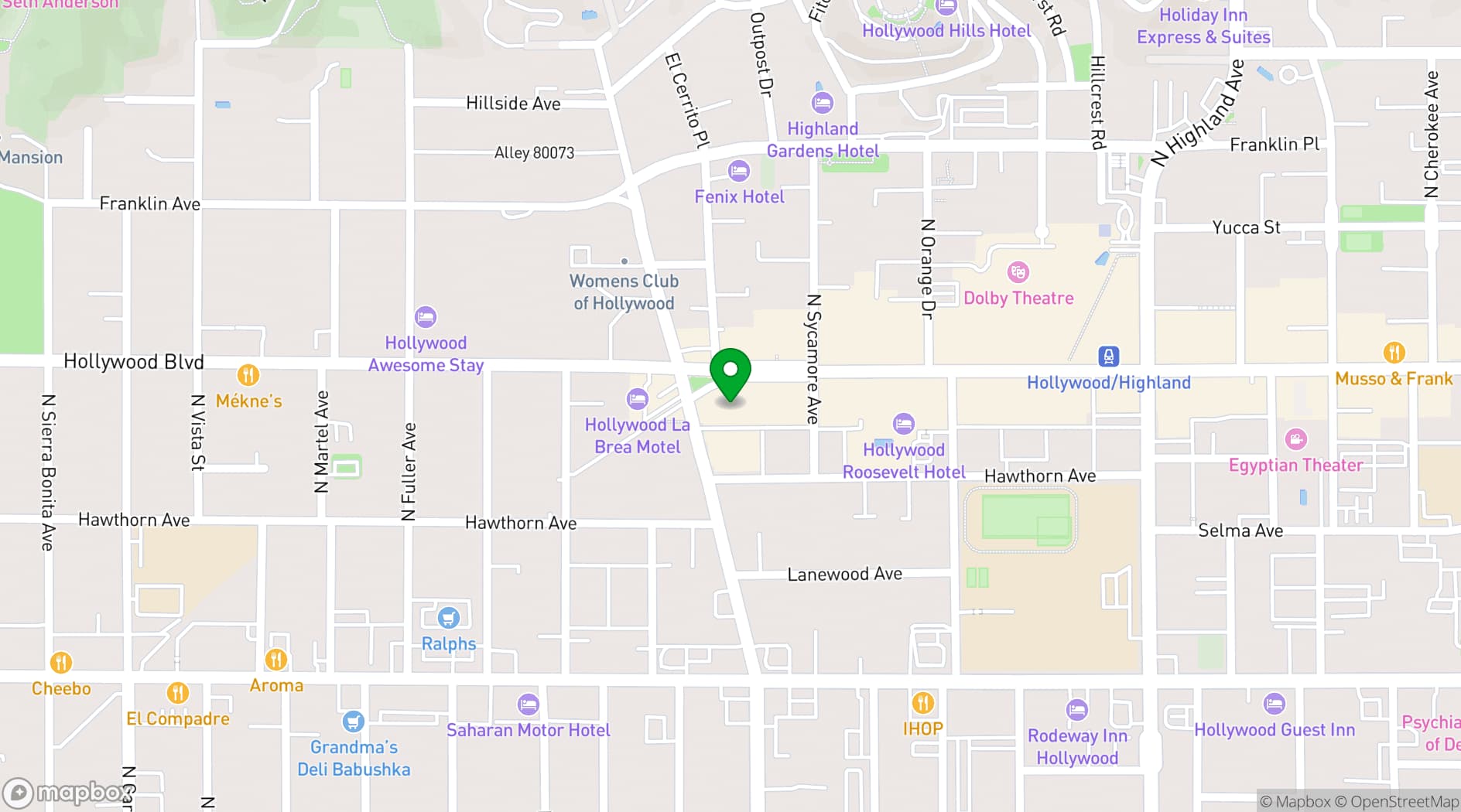 Map showing SparkSpaces