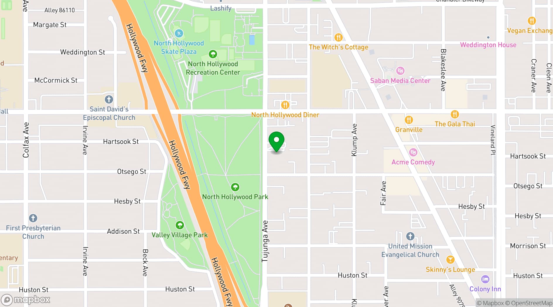 Map showing Bella Blanca Events