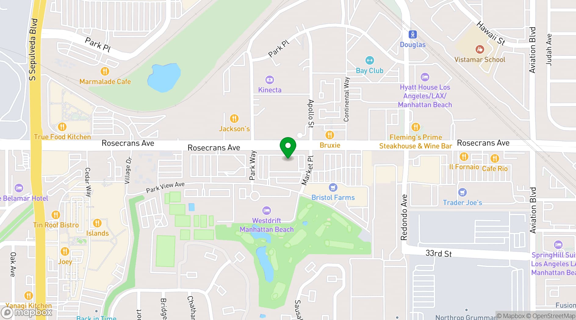 Map showing Continental Park