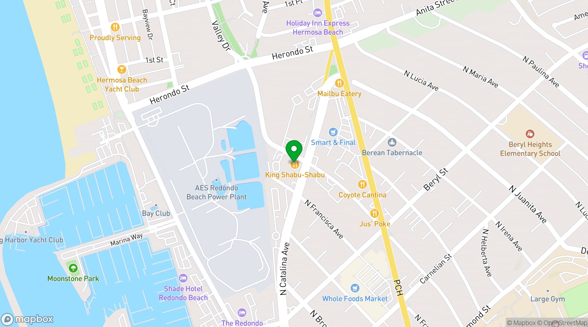 Map showing SOUTH PLAY