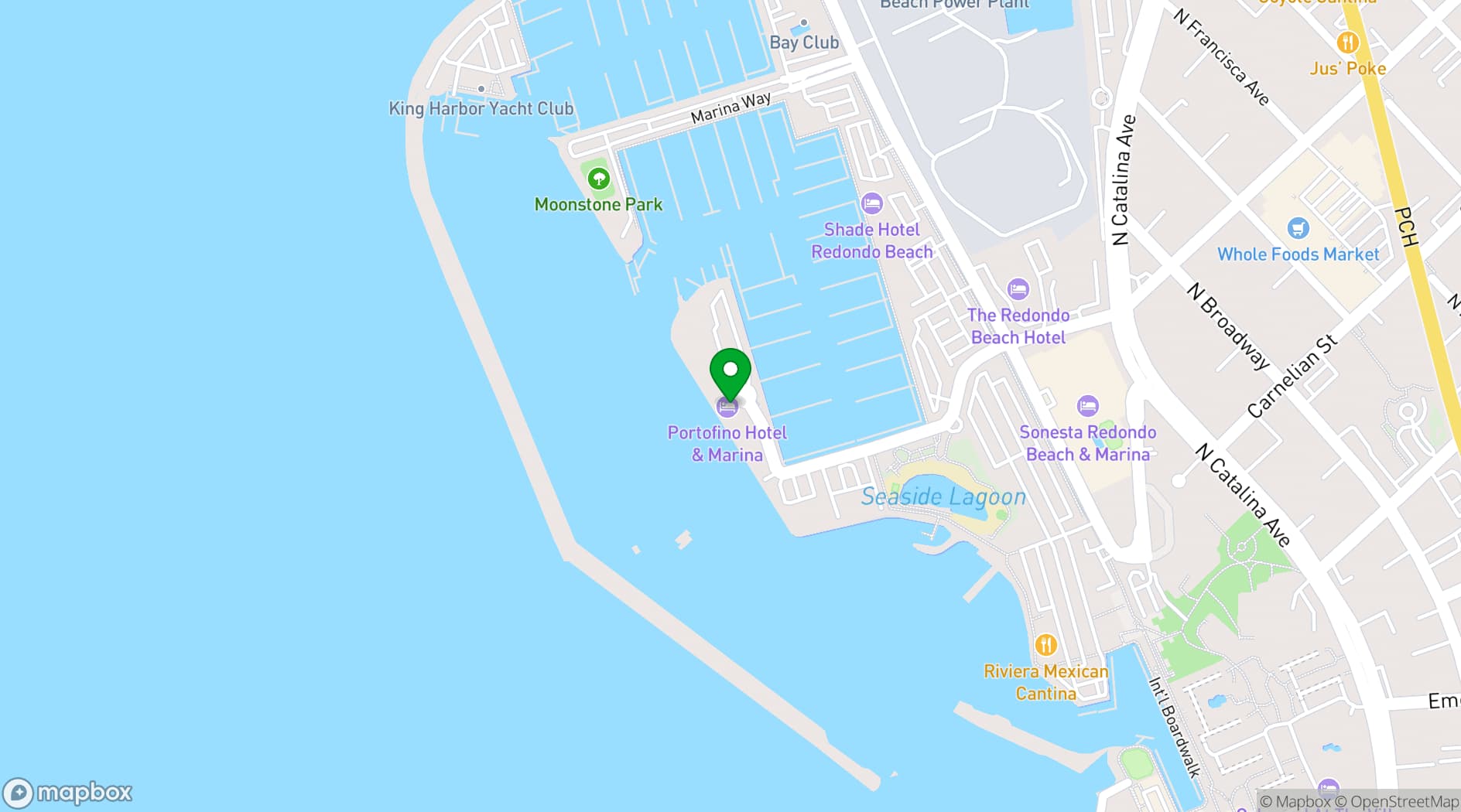 Map showing BALEENkitchen