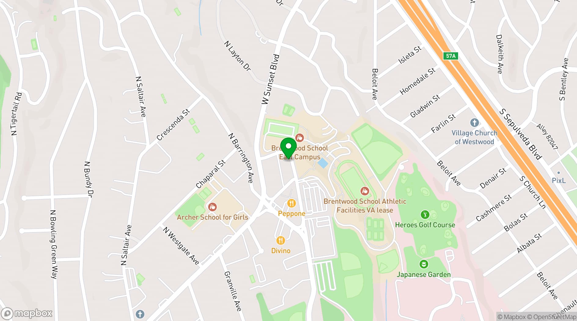Map showing Sterling Social