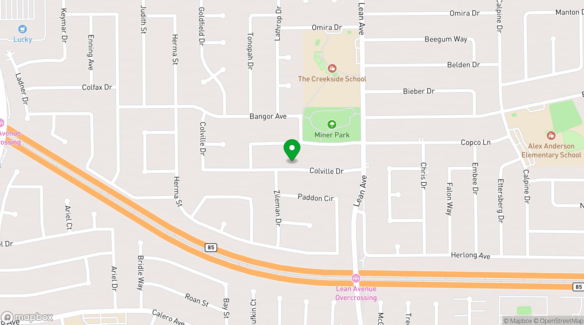 Map showing The Jesse Charles Band