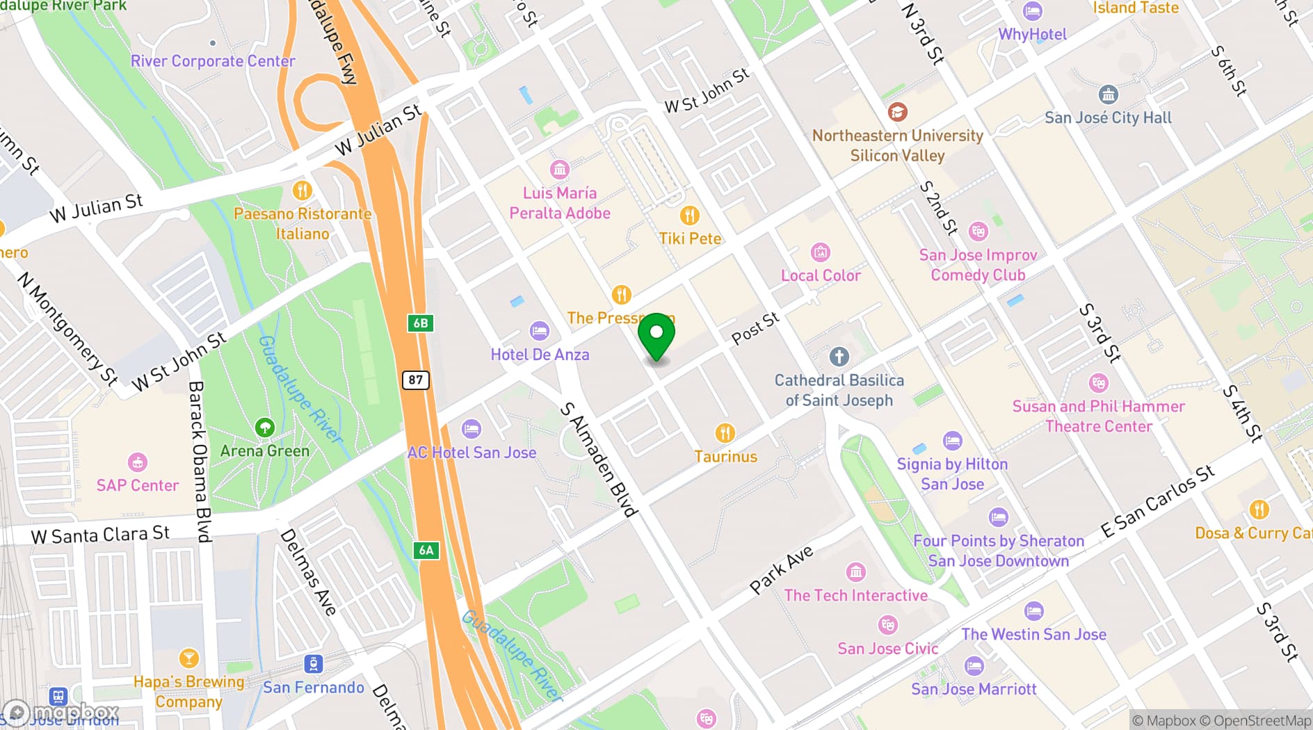 Map showing LVL 44