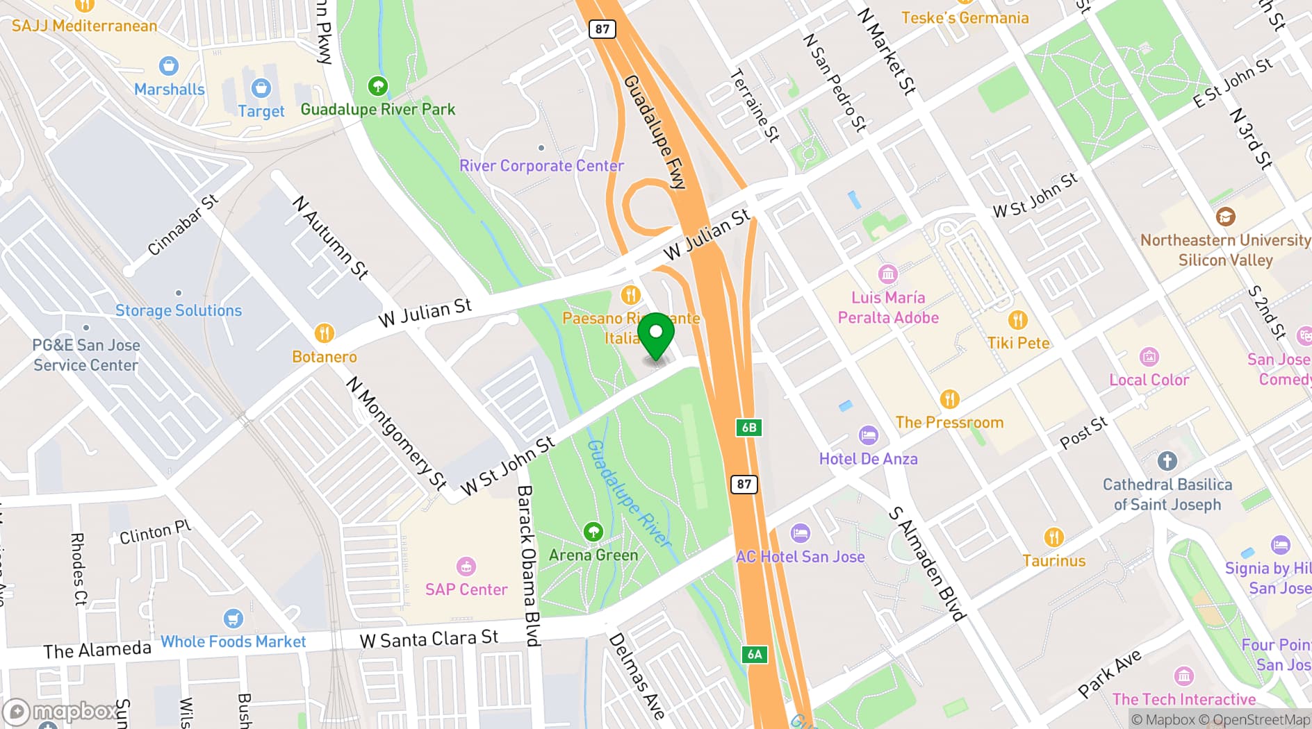 Map showing Poor House Bistro