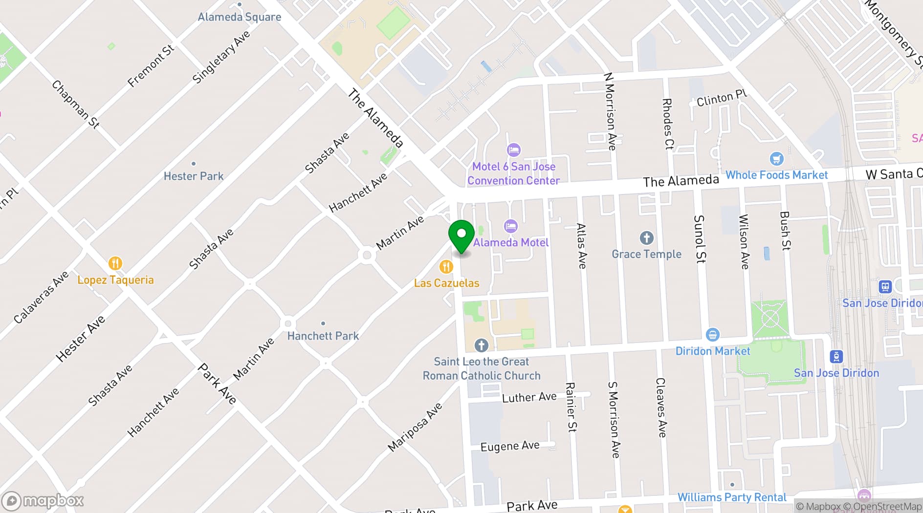 Map showing The Art Boutiki