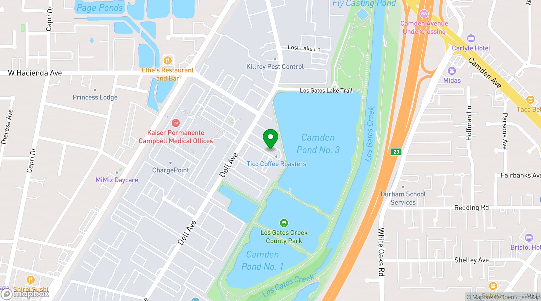 Map showing Reeds Recordings