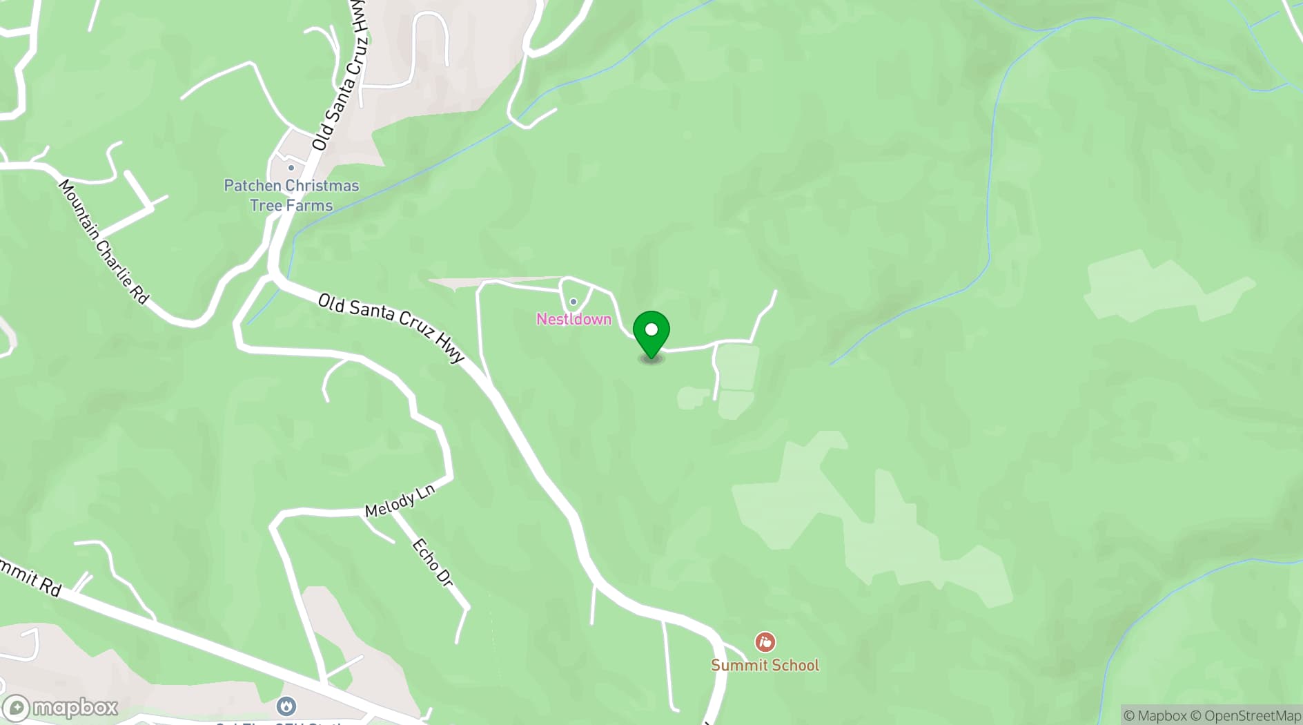 Map showing Nestldown