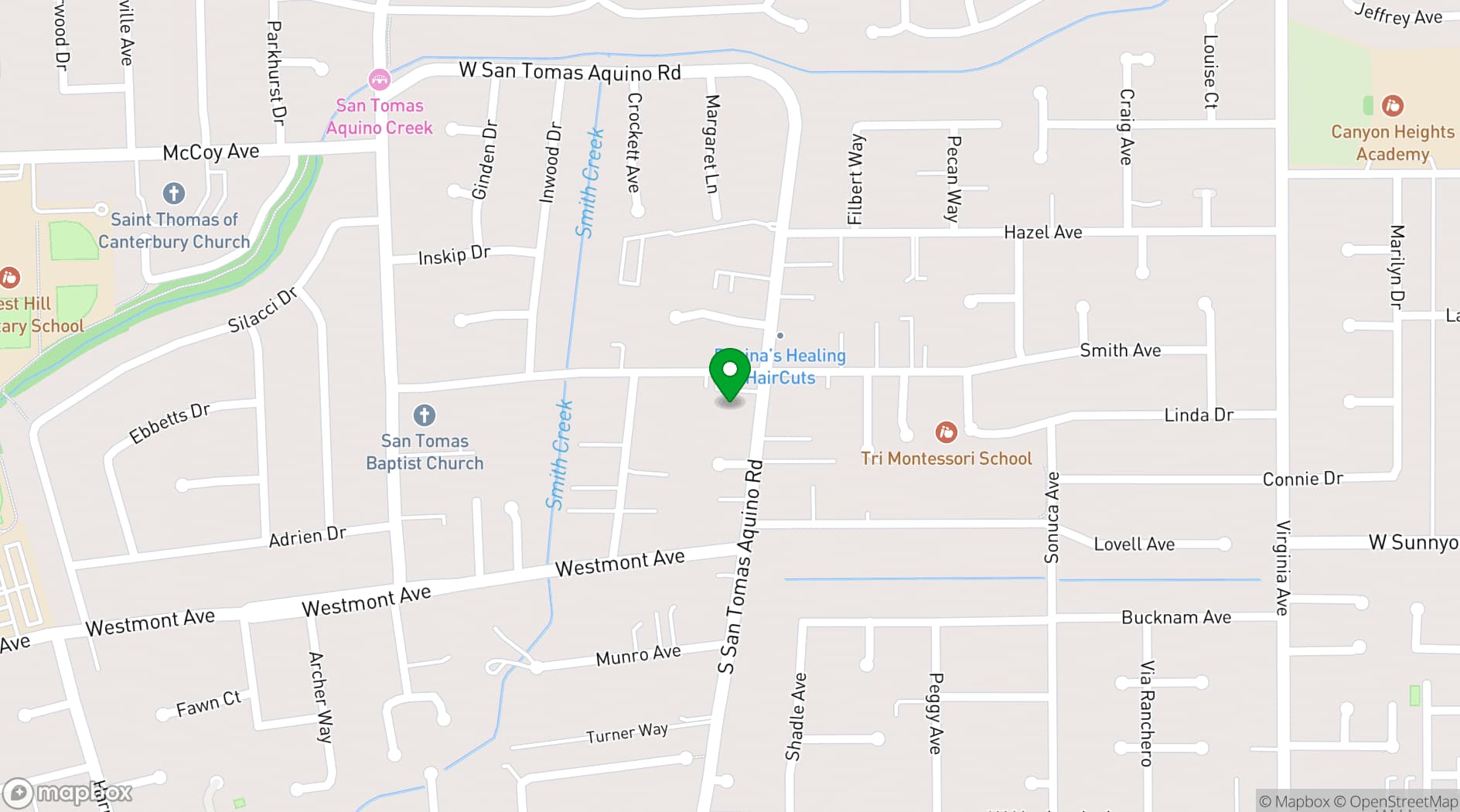 Map showing Sorelle Italian Bistro