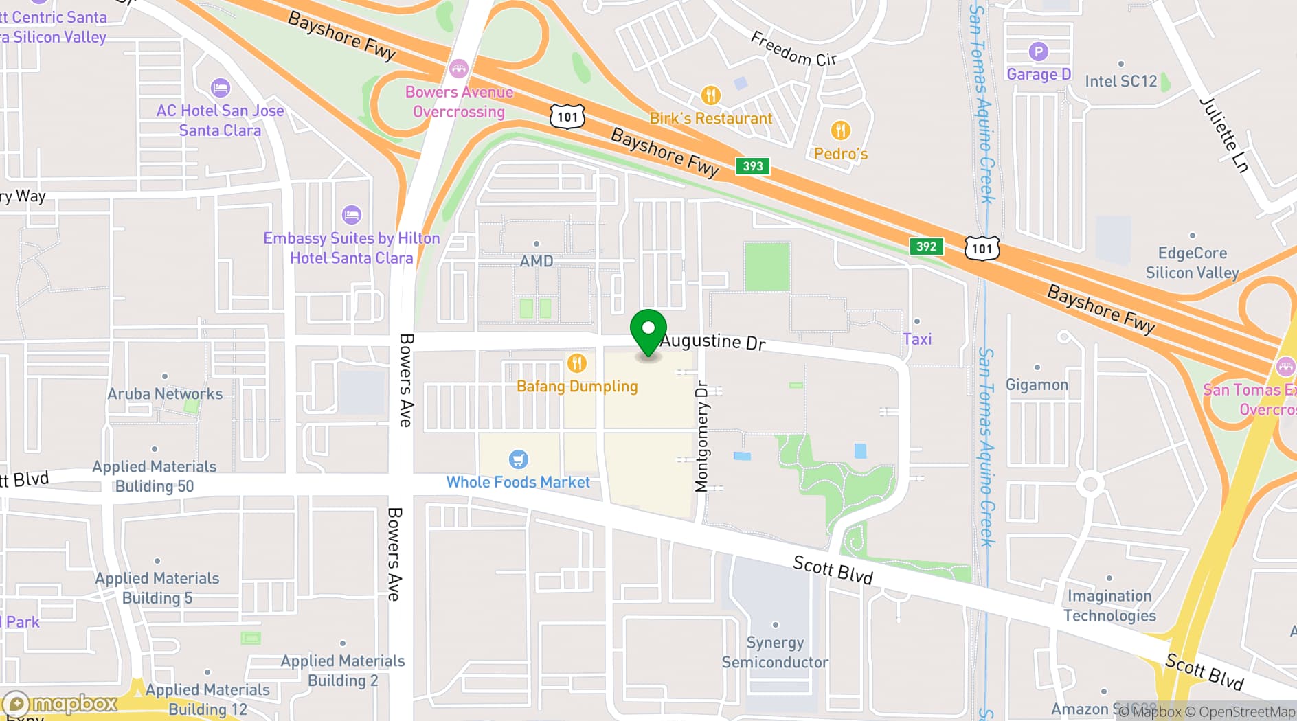 Map showing Barebottle Brewing Co.