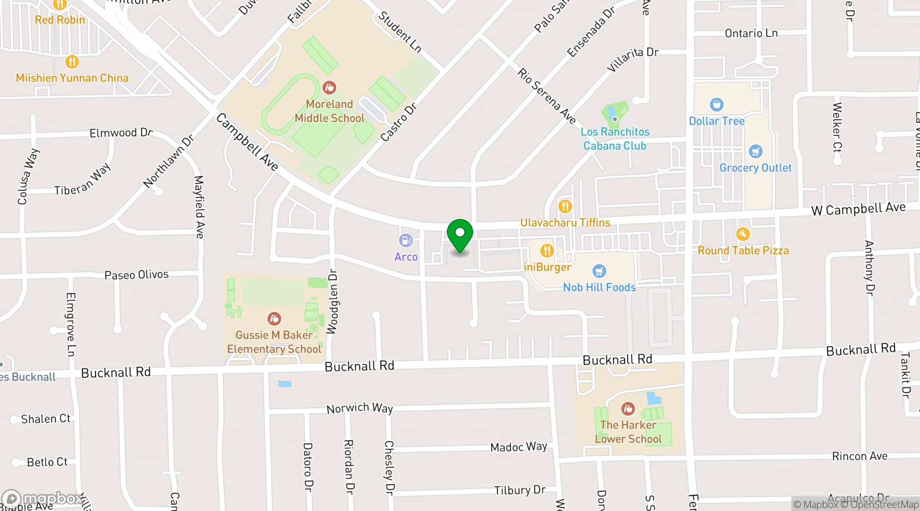 Map showing Starbright Theater