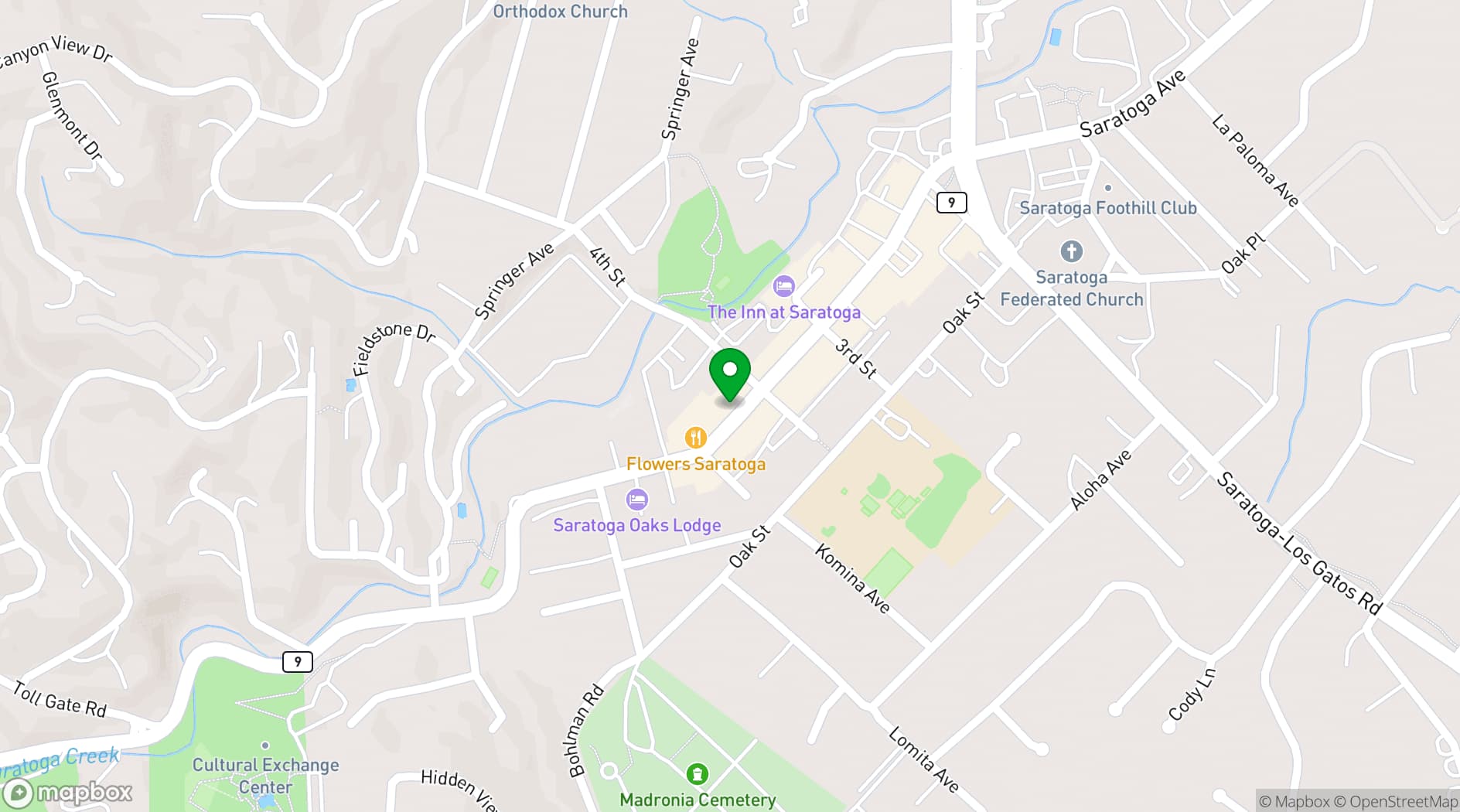 Map showing Plumed Horse