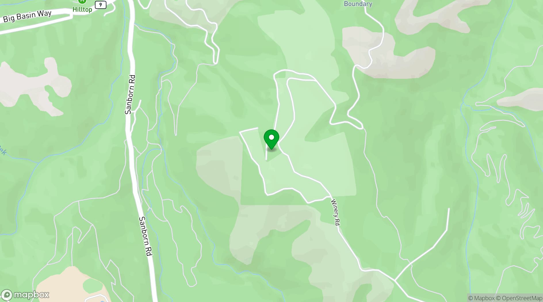 Map showing Domaine Eden