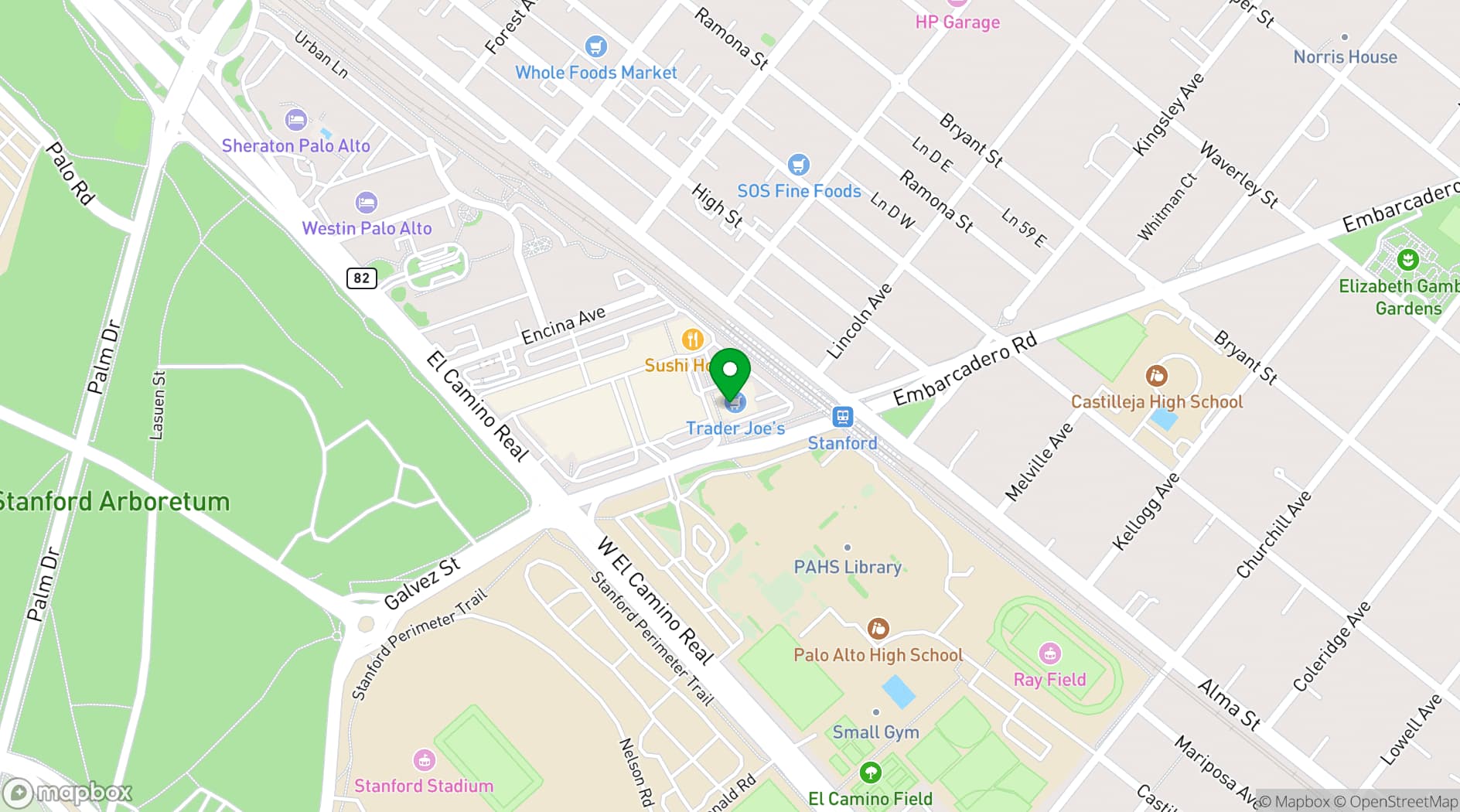 Map showing Two Perfect Events & Weddings
