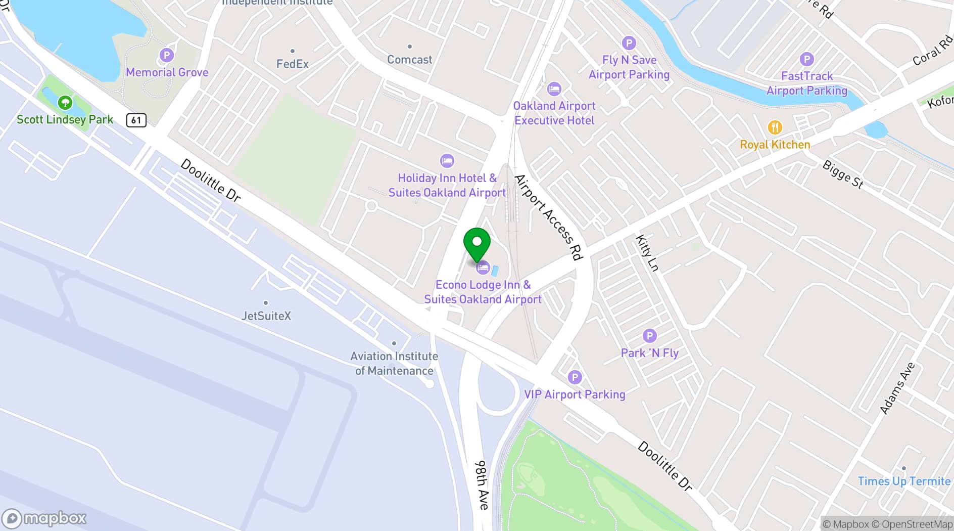 Map showing Diamond Banquet Hall & Catering