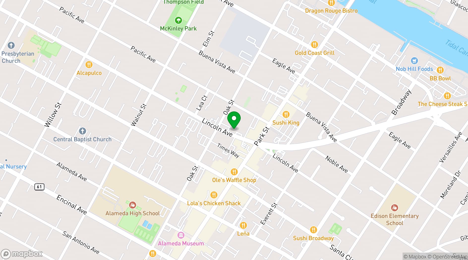 Map showing PHOENIX