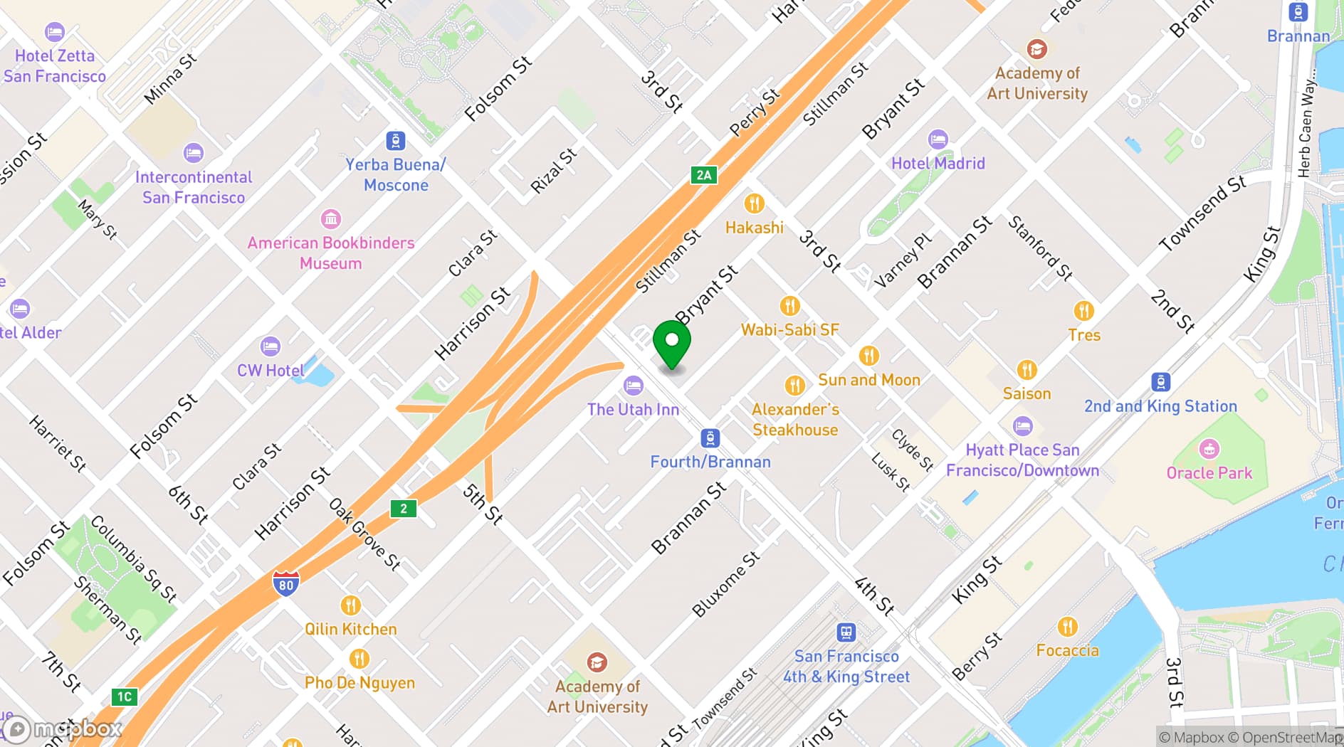 Map showing RHL Rehearsal