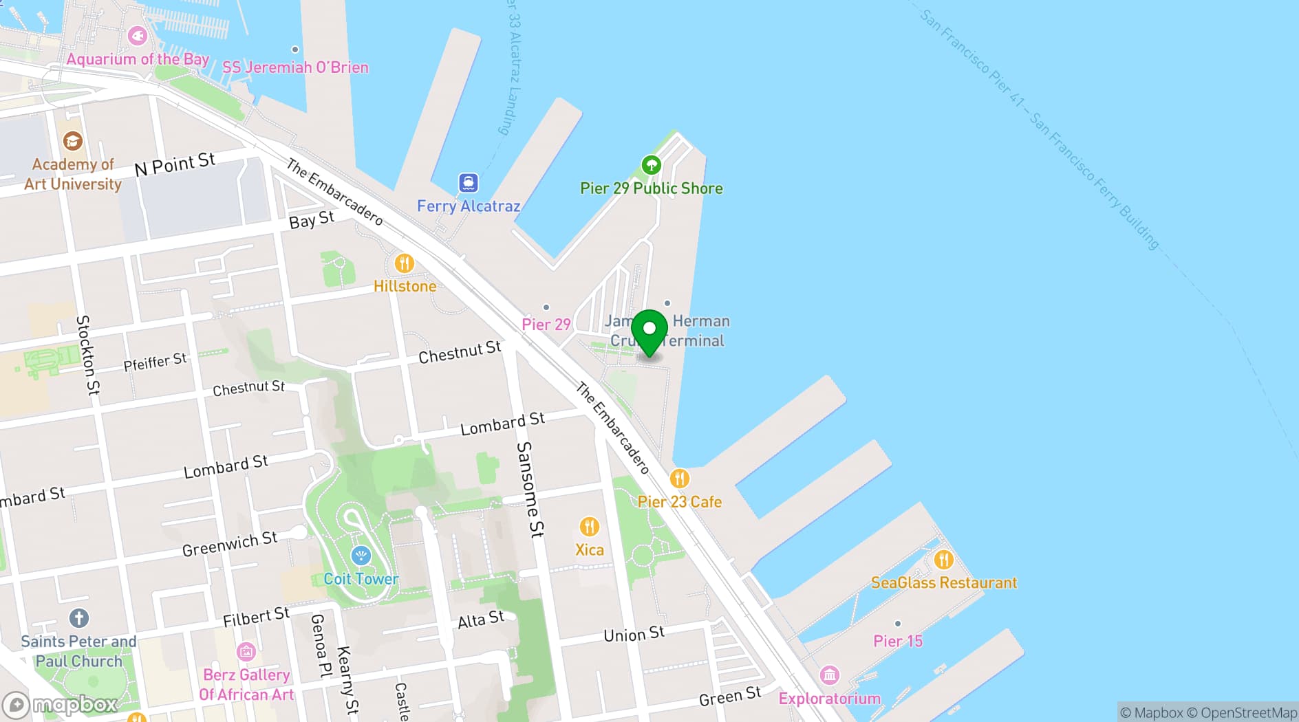 Map showing Metro Events