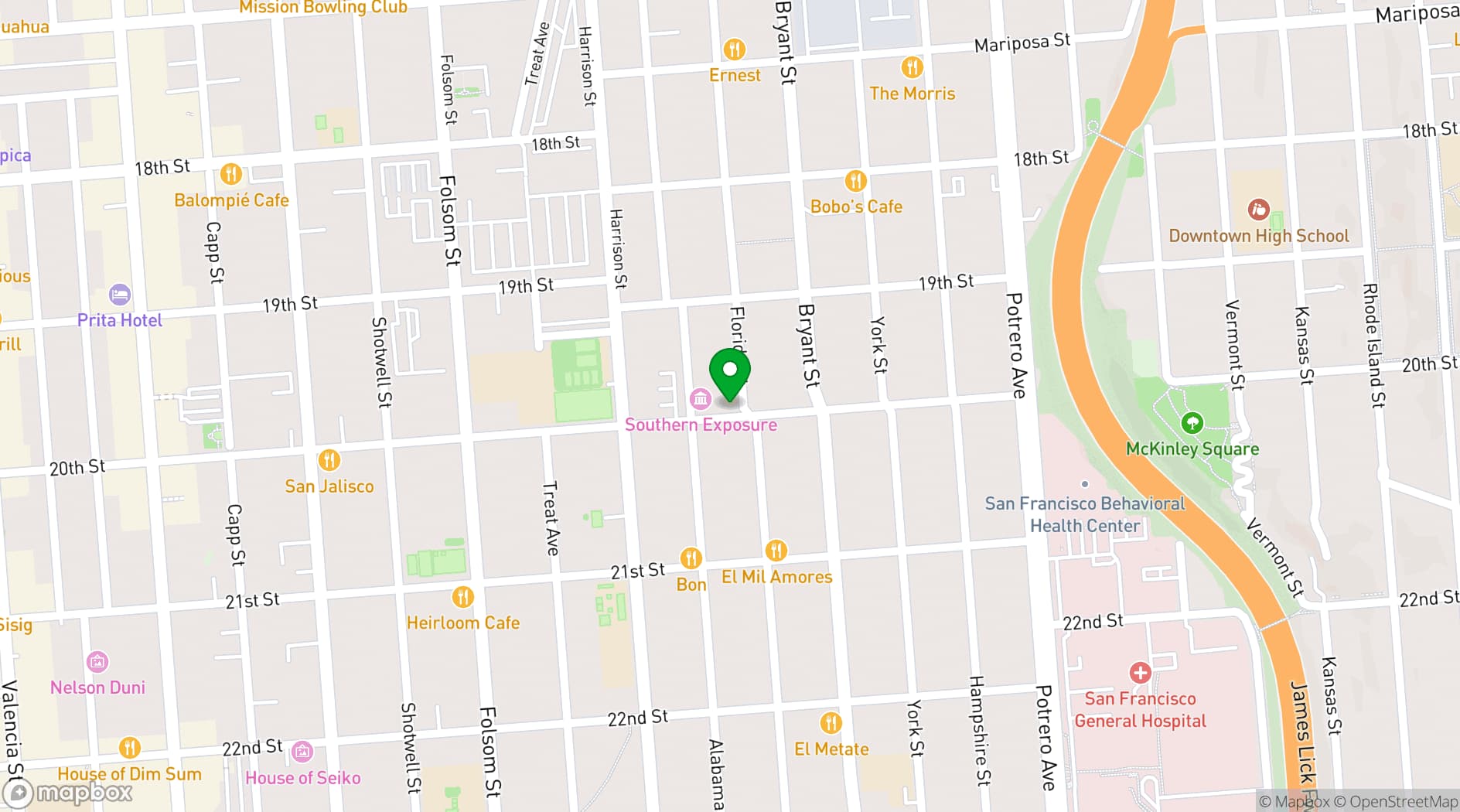Map showing Penny Roma