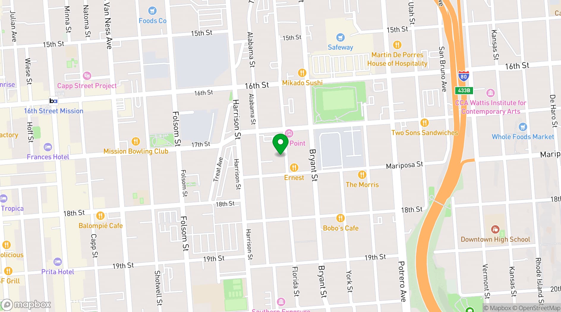 Map showing Z Space