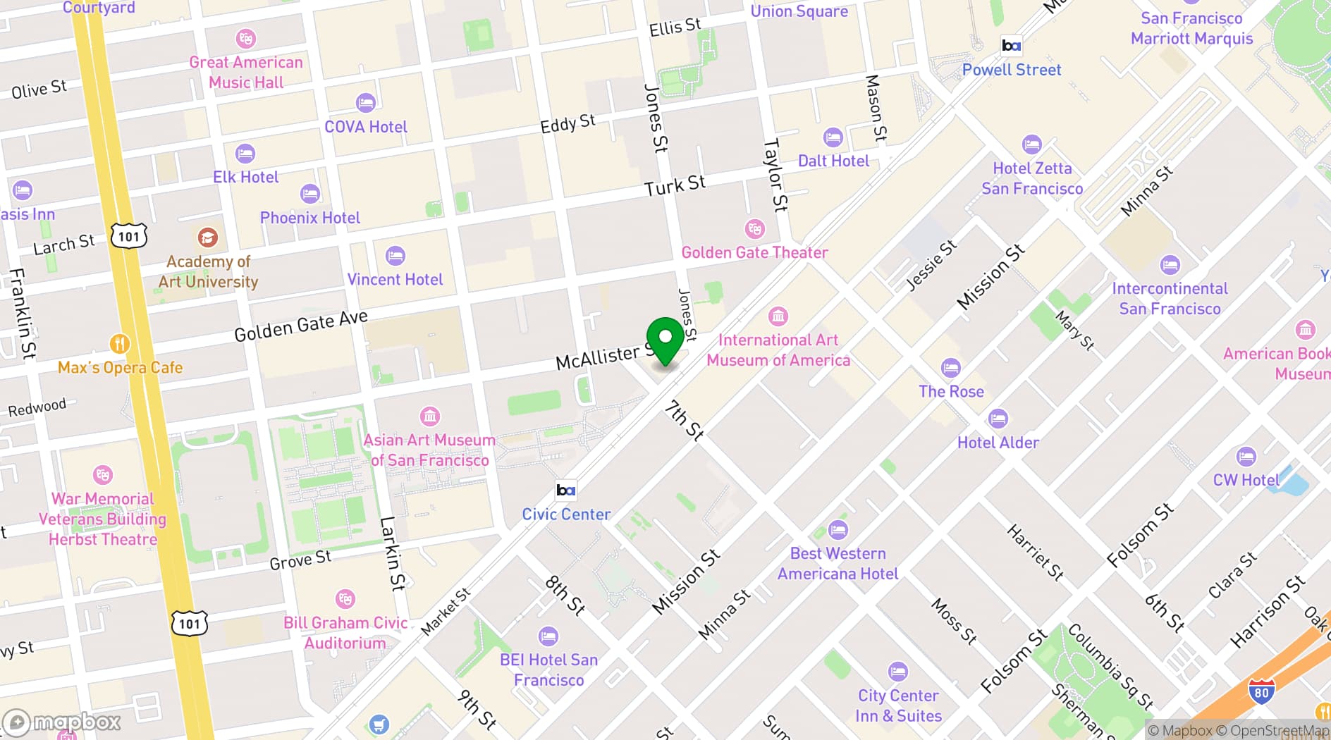 Map showing Villon