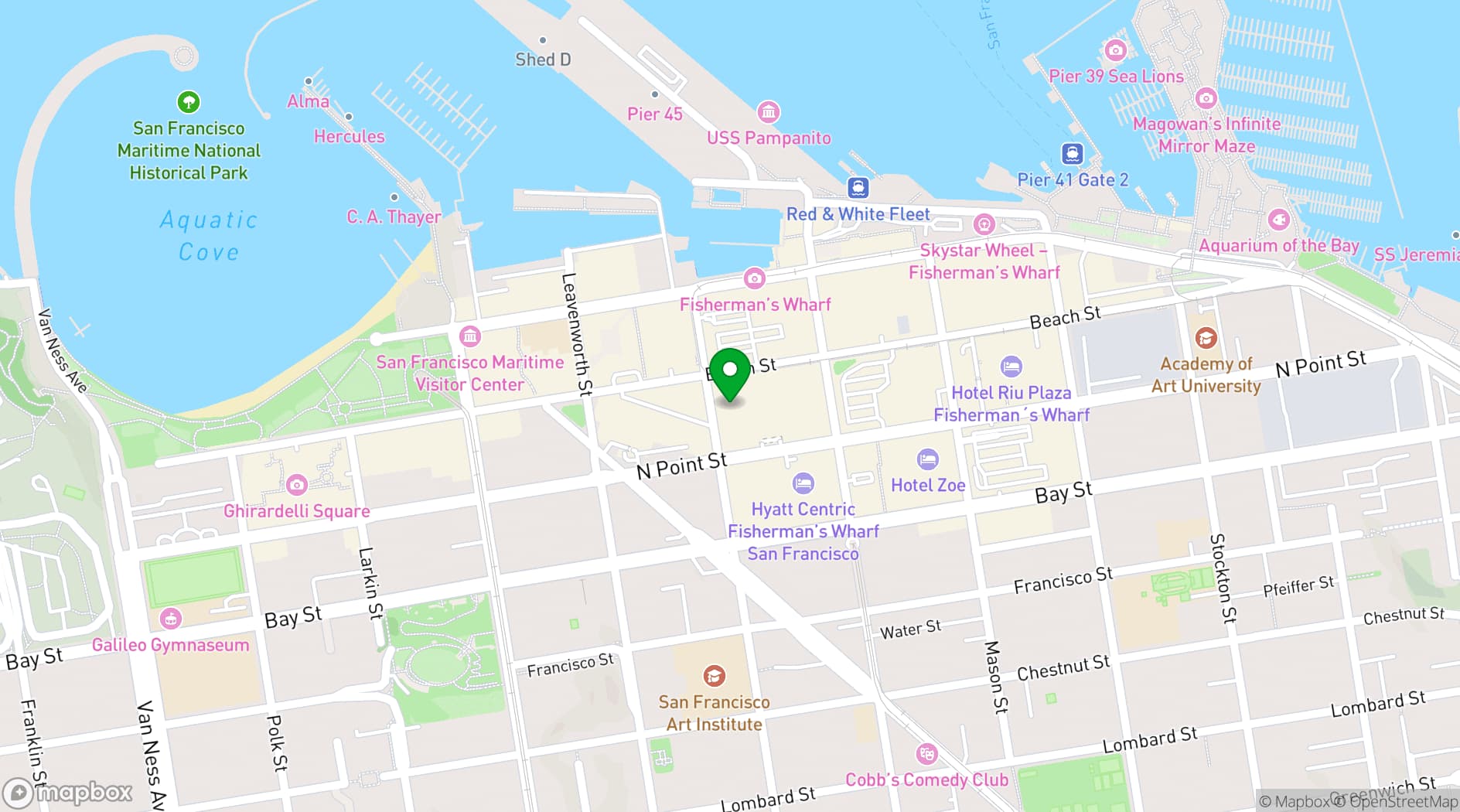 Map showing Kimpton Alton Hotel