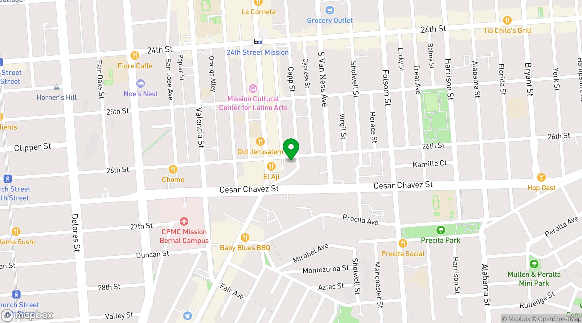 Map showing The Laundry Gallery