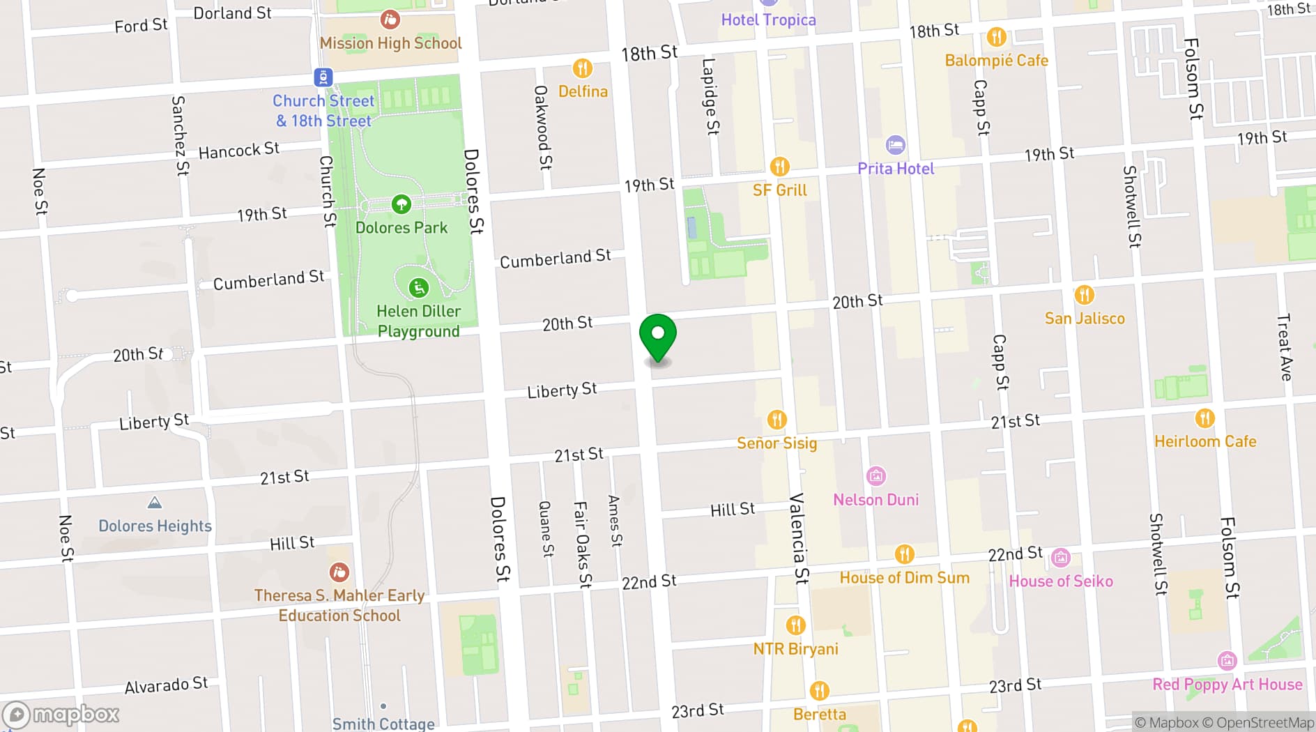 Map showing Naked Kitchen