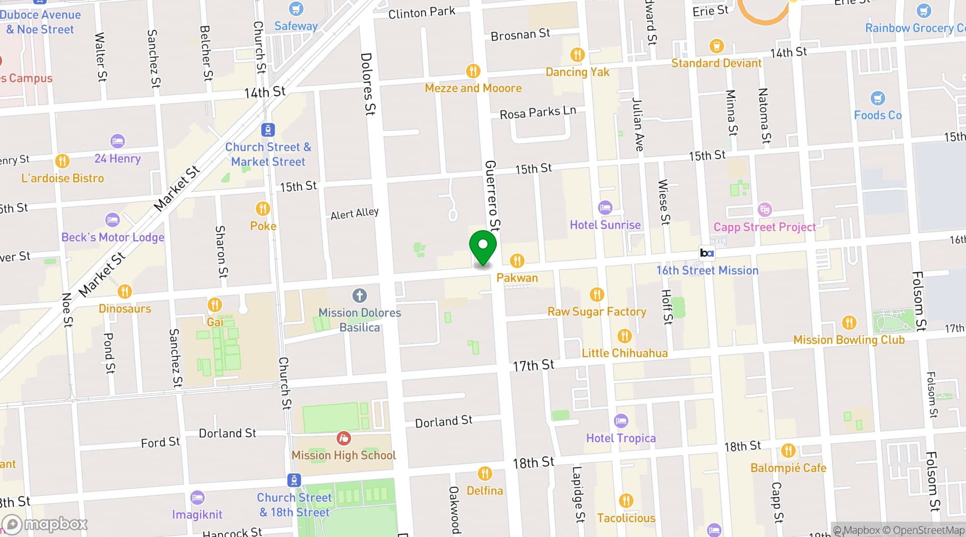 Map showing Elixir To Go