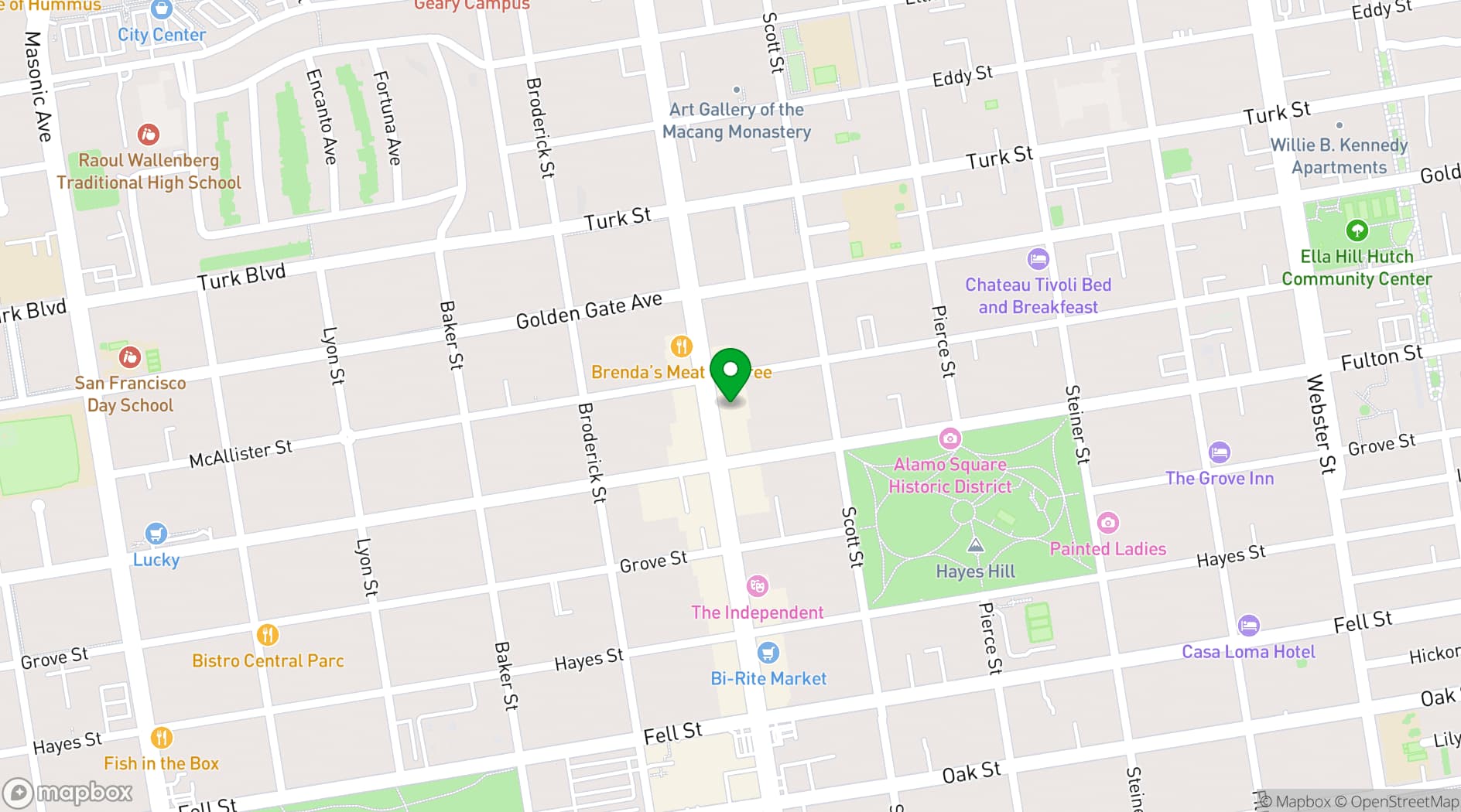 Map showing Che Fico Restaurant