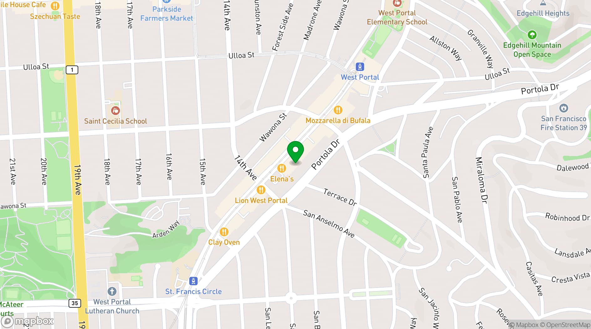 Map showing Beyond Office