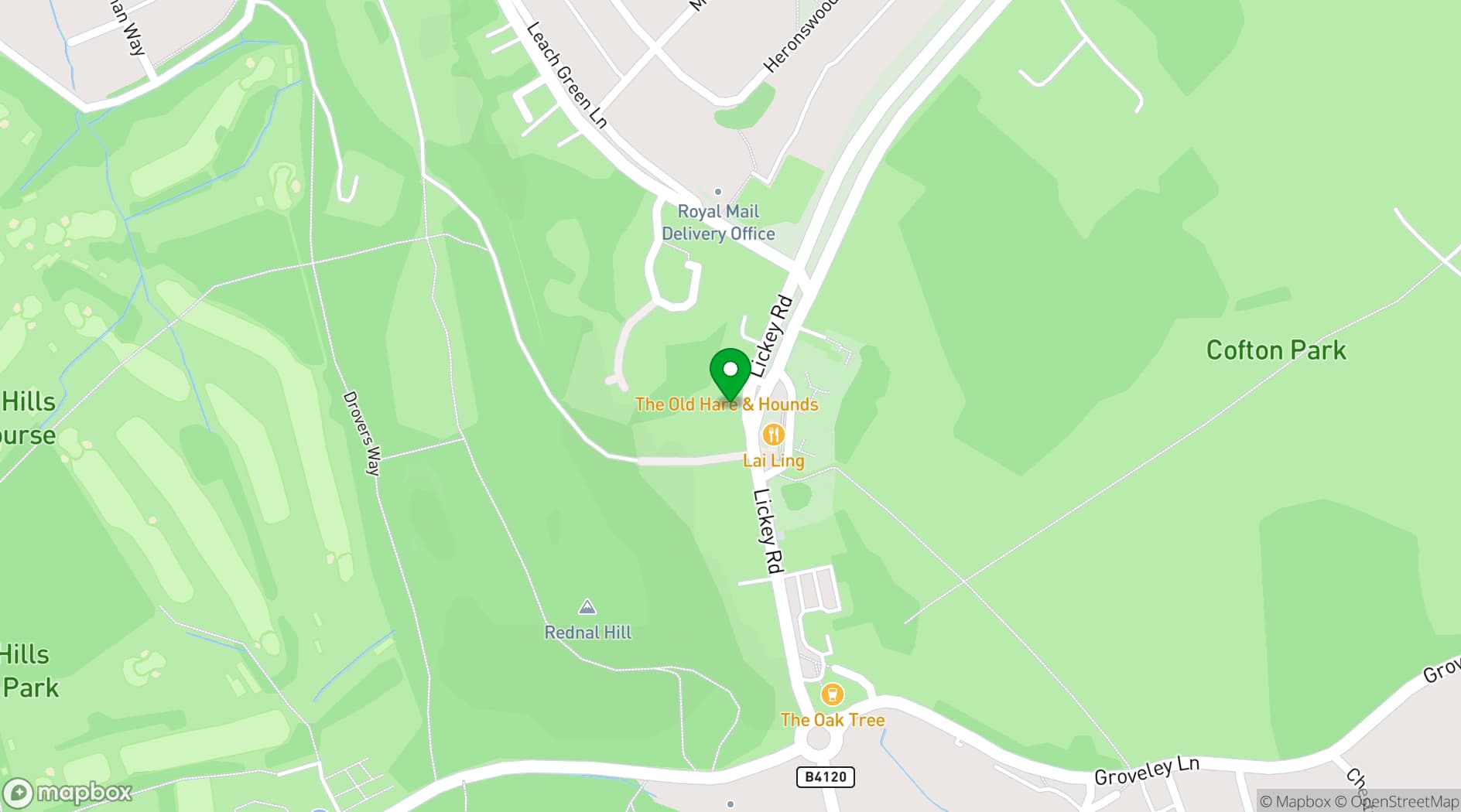 Map showing Joe Joe Jims