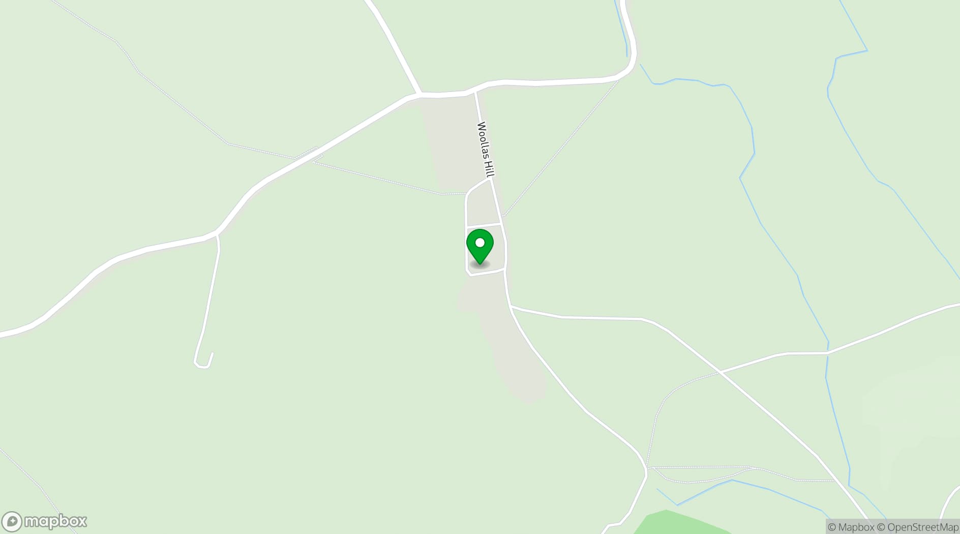 Map showing Deer Park Hall