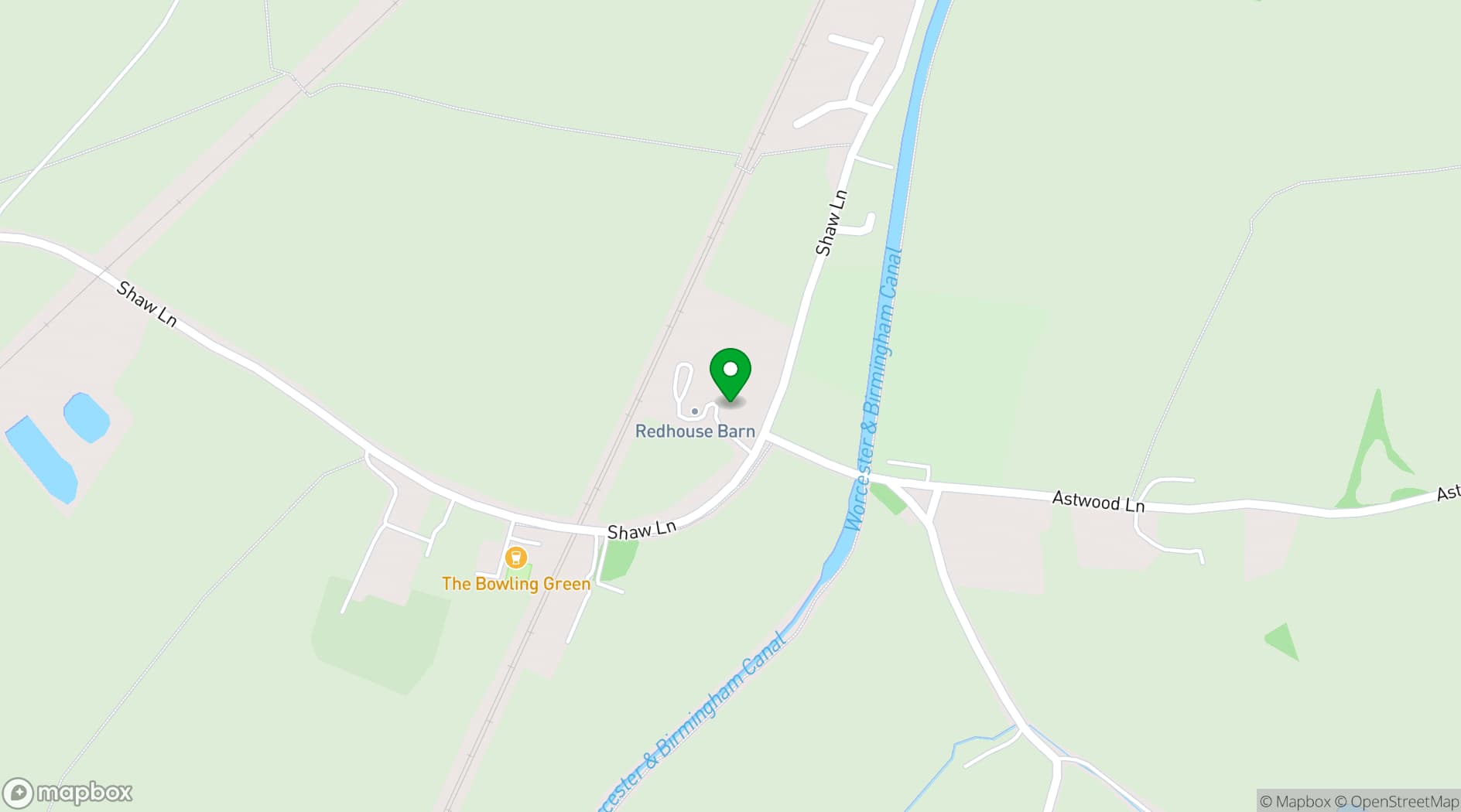 Map showing Redhouse Barn