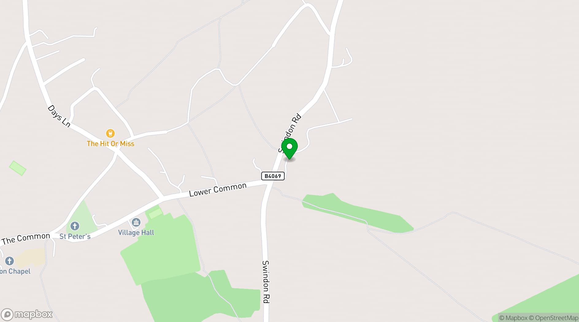Map showing Kin House