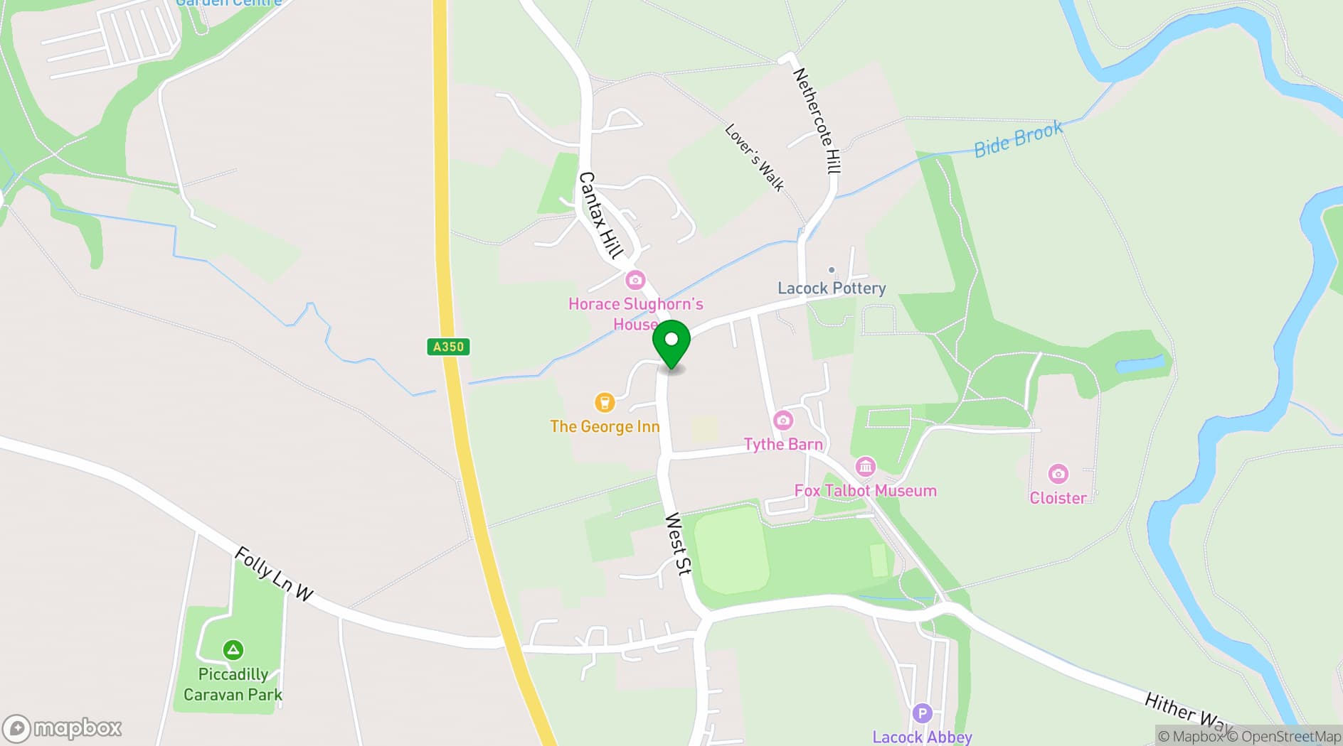 Map showing Quintessentially English country home with timeless charm