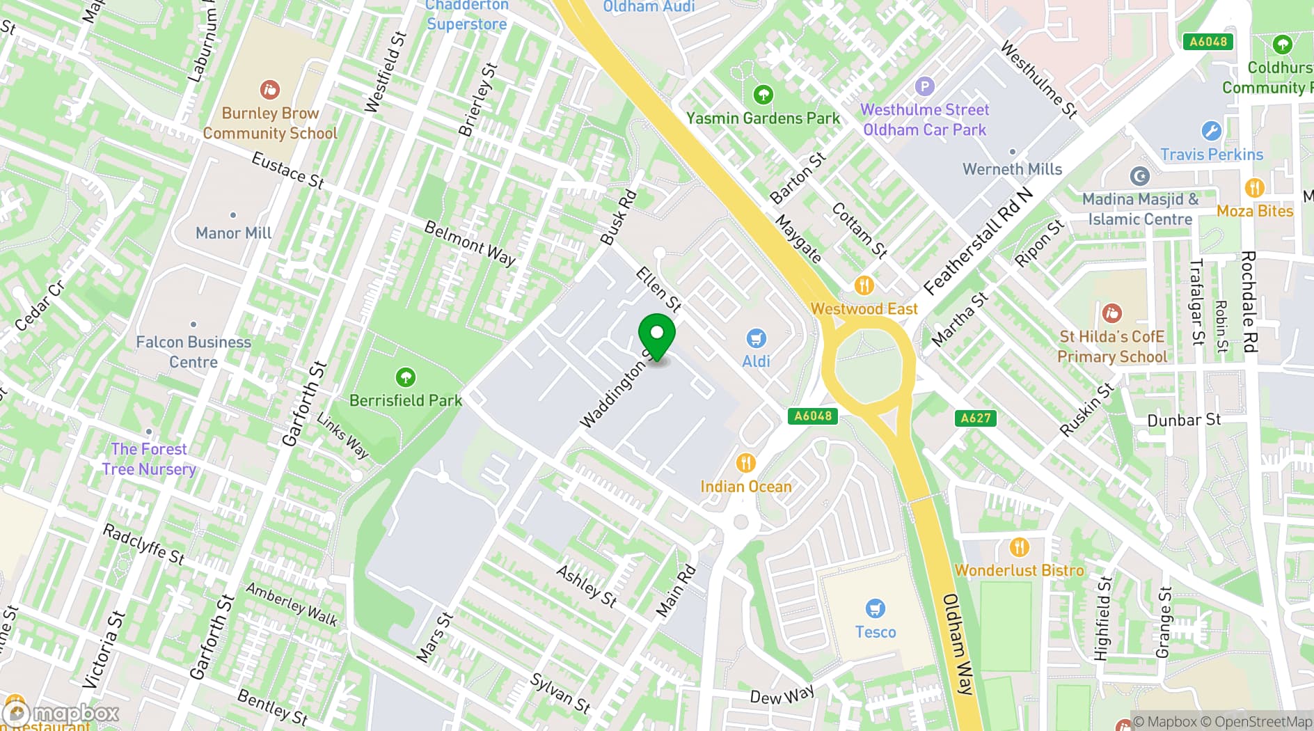 Map showing The Suite - Kick Sonic