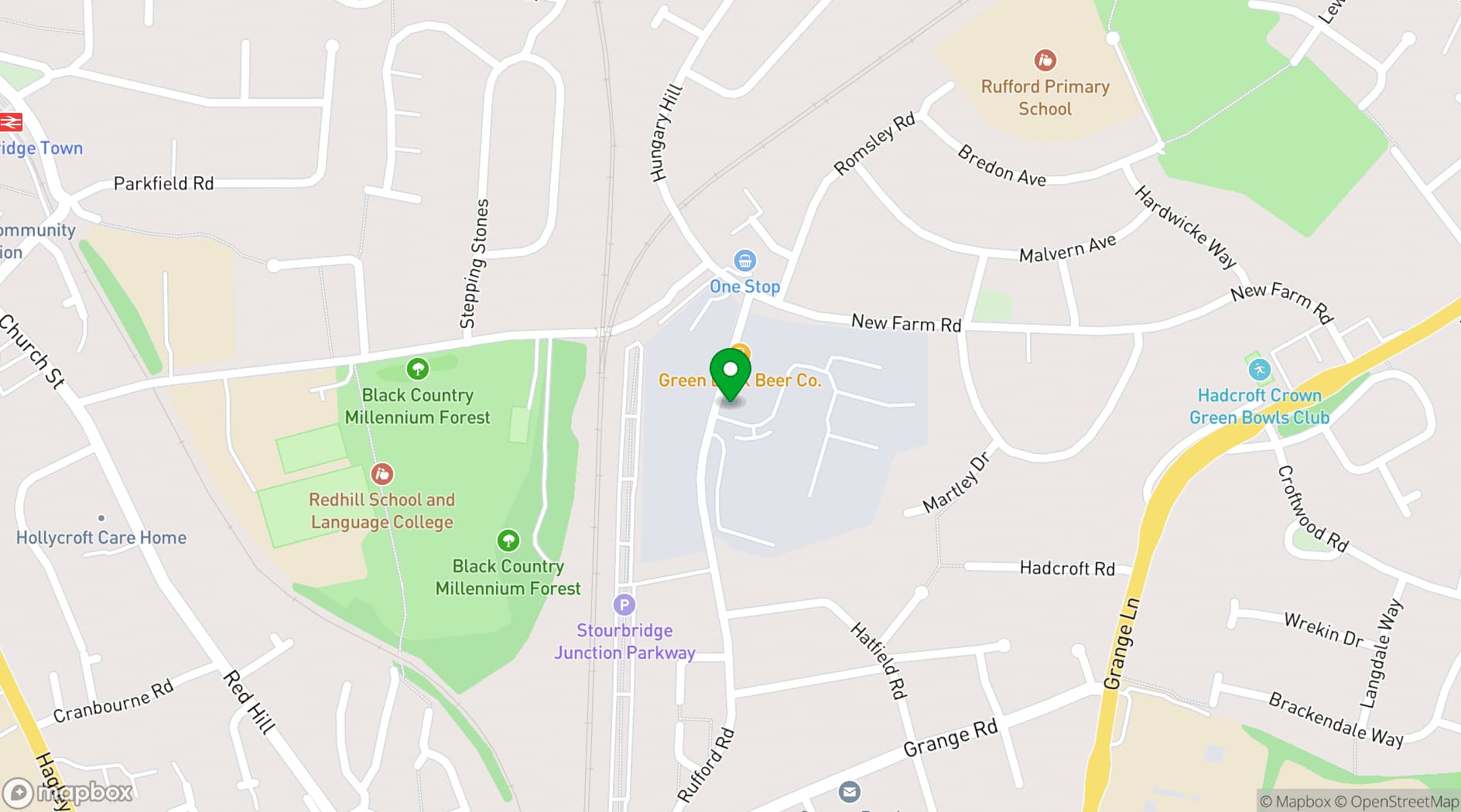 Map showing Base Studios