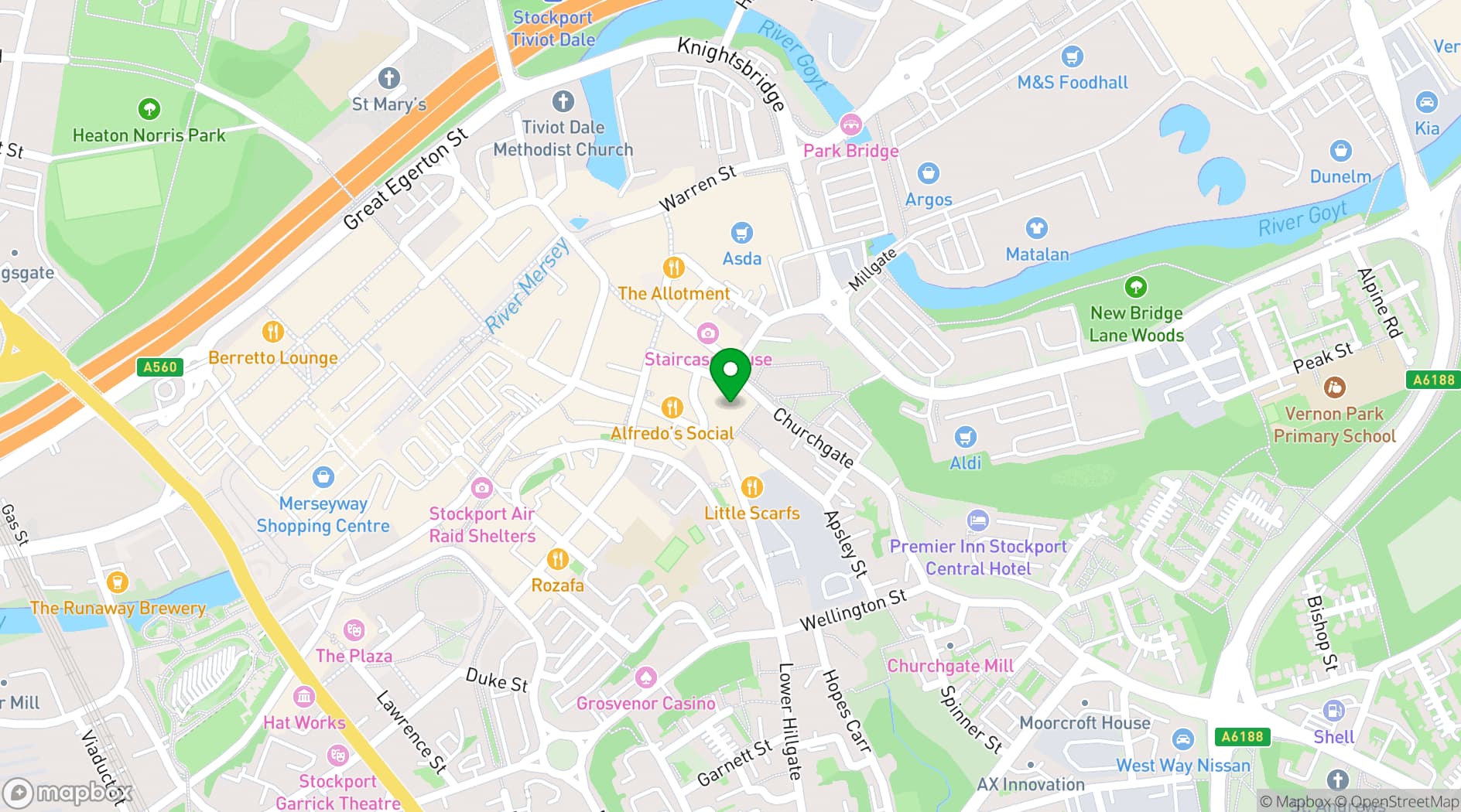 Map showing Where The Light Gets In