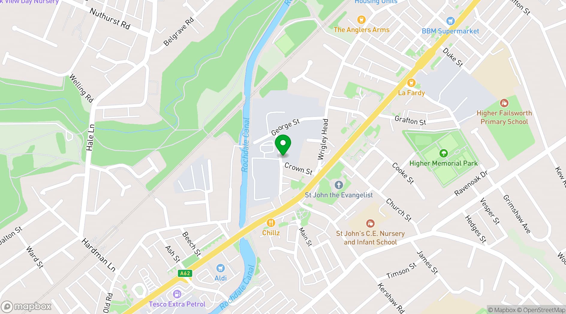Map showing R360 Podcast Studio