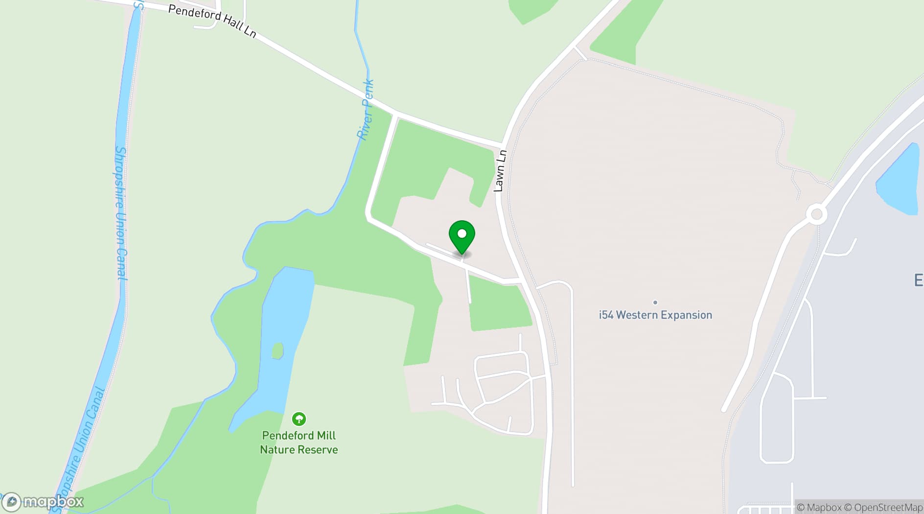 Map showing The Secret Garden Event Space