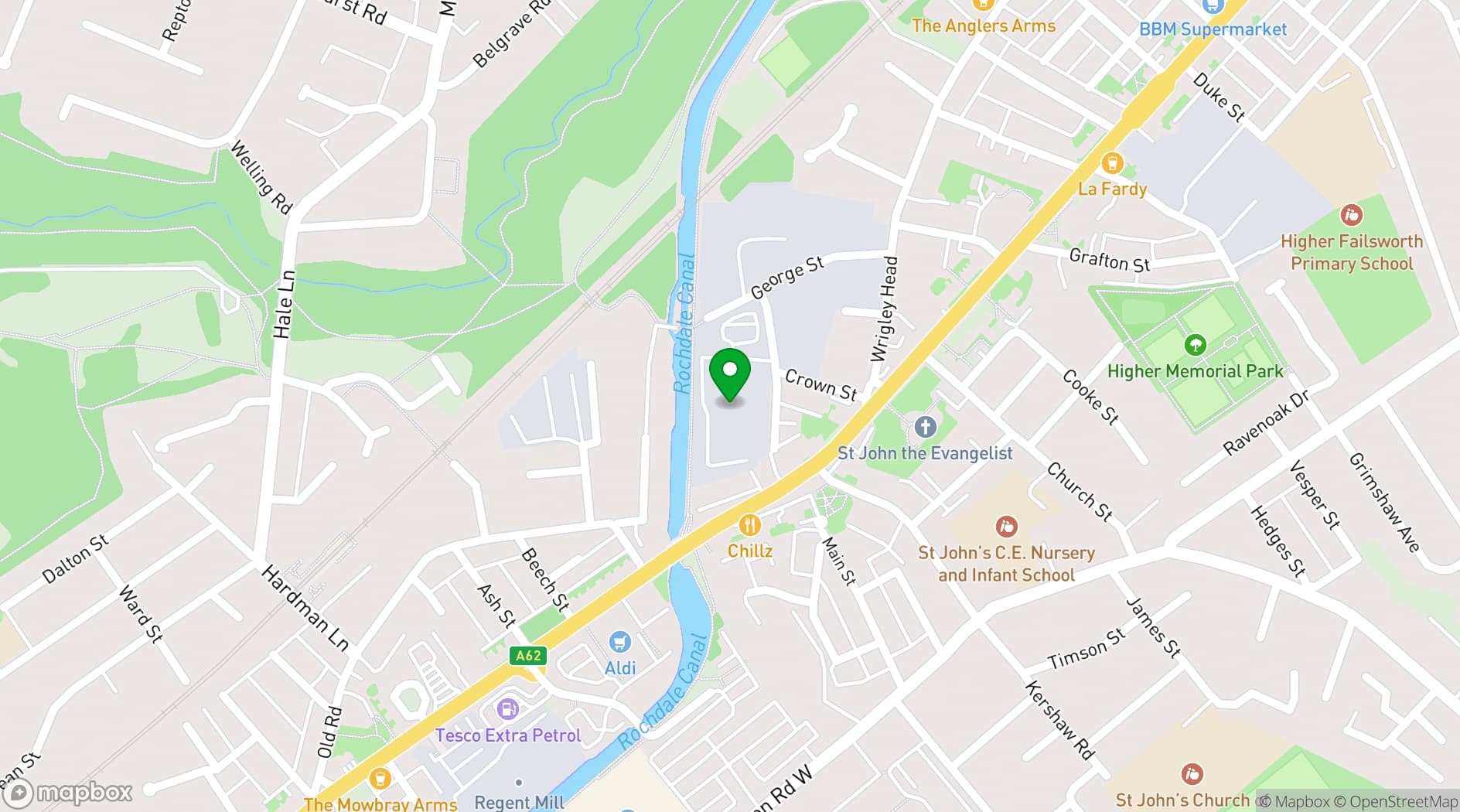 Map showing Ivy Business Centre