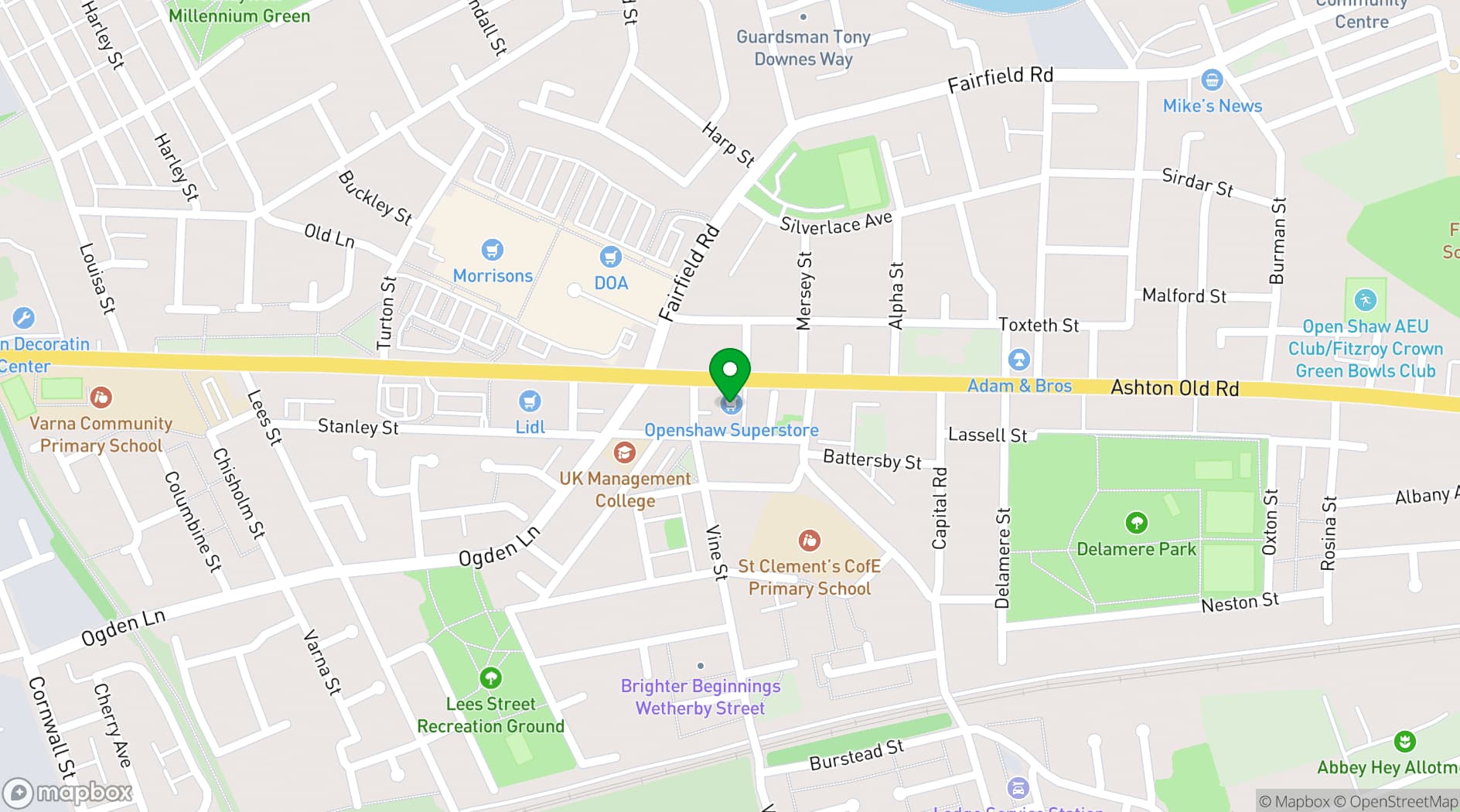 Map showing The New Roundhouse