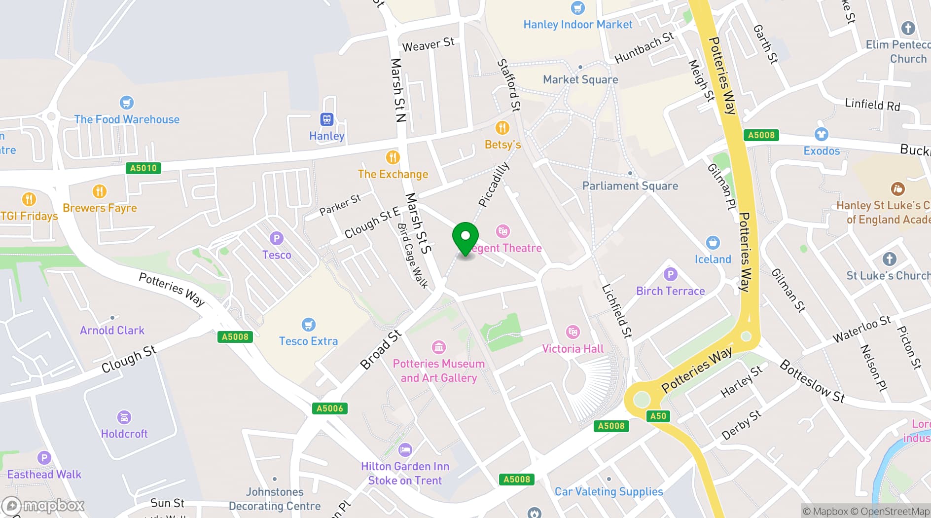 Map showing DESIRE