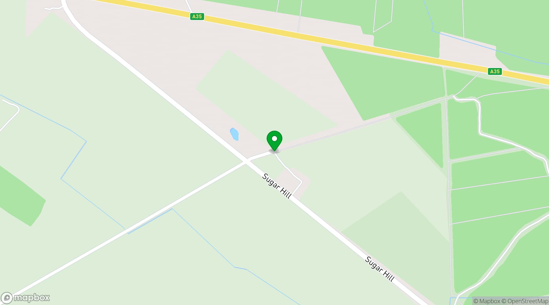 Map showing Wooders Campsite