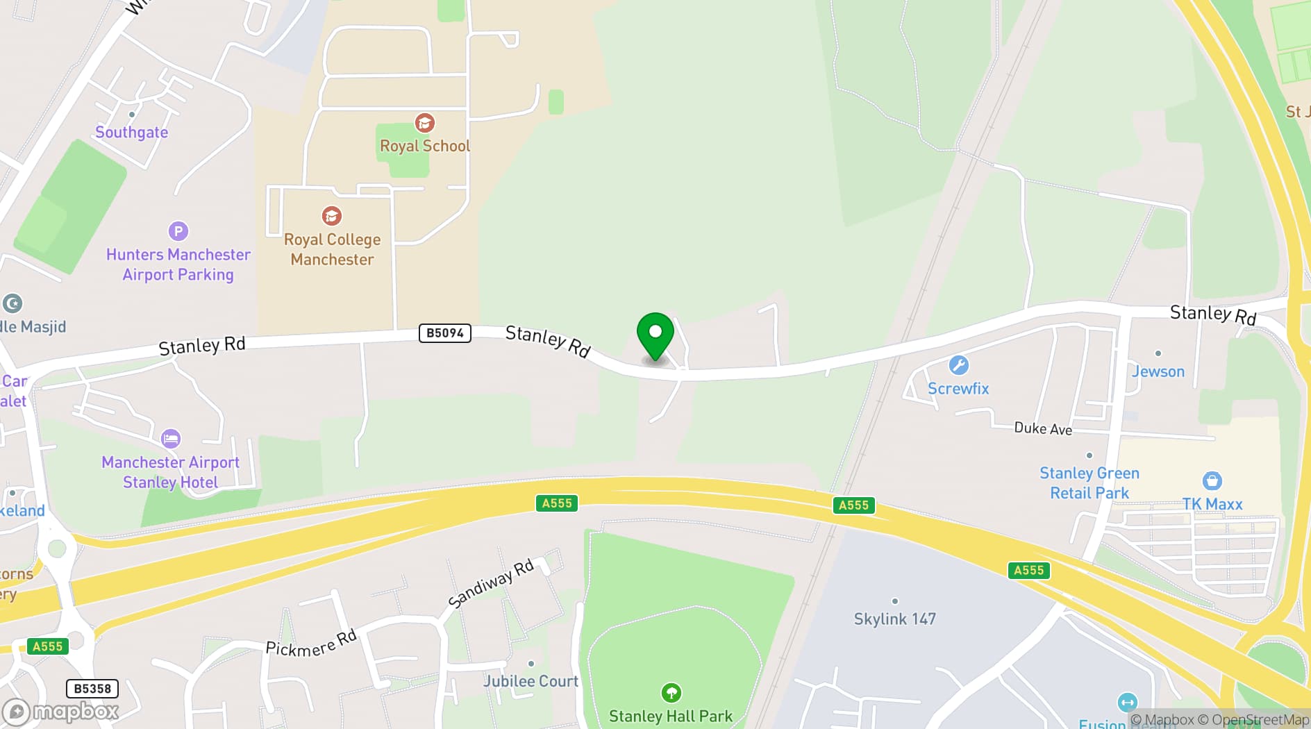 Map showing BRILLIANT Venues Collection