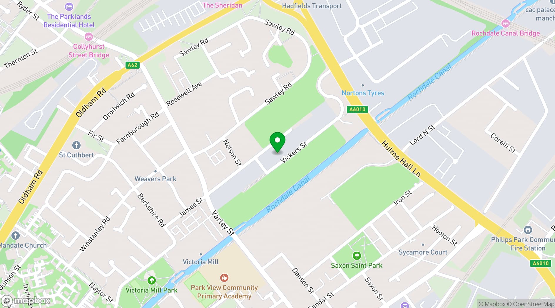 Map showing Vibratone Sound Studio