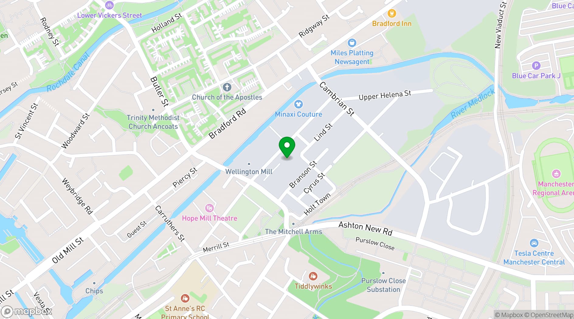 Map showing The Photocove