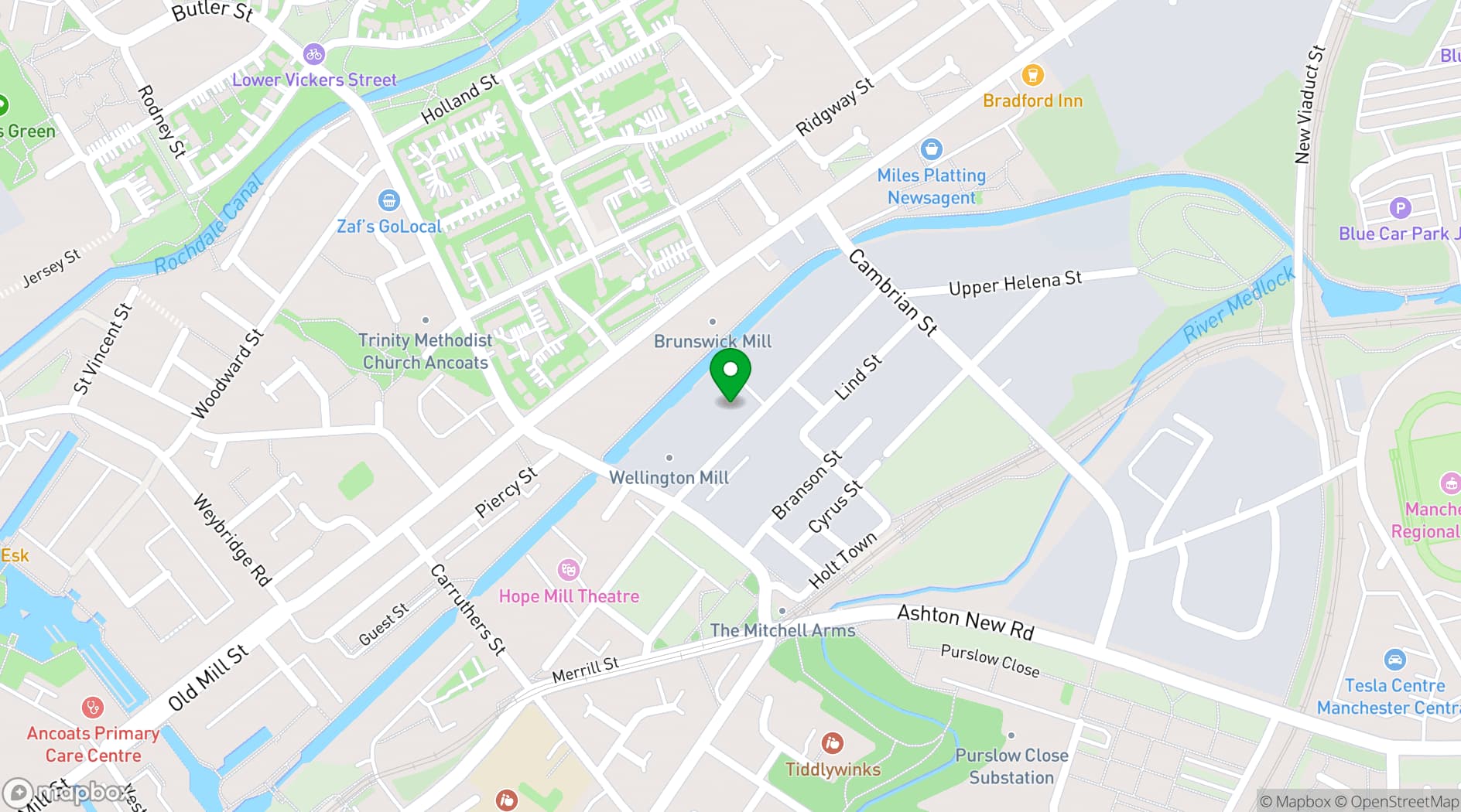 Map showing VisualVerse Studios